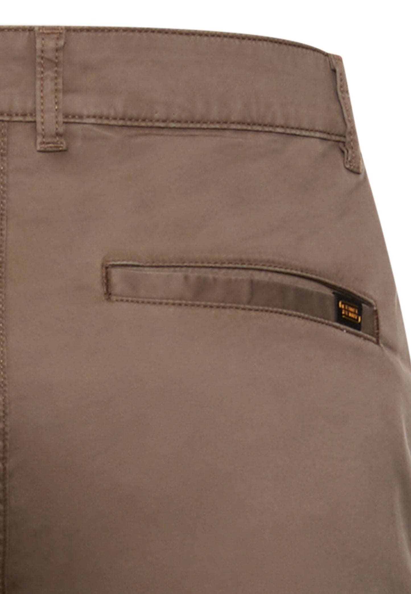 Bermuda Shorts mit Reißverschluss (Mud Brown)
