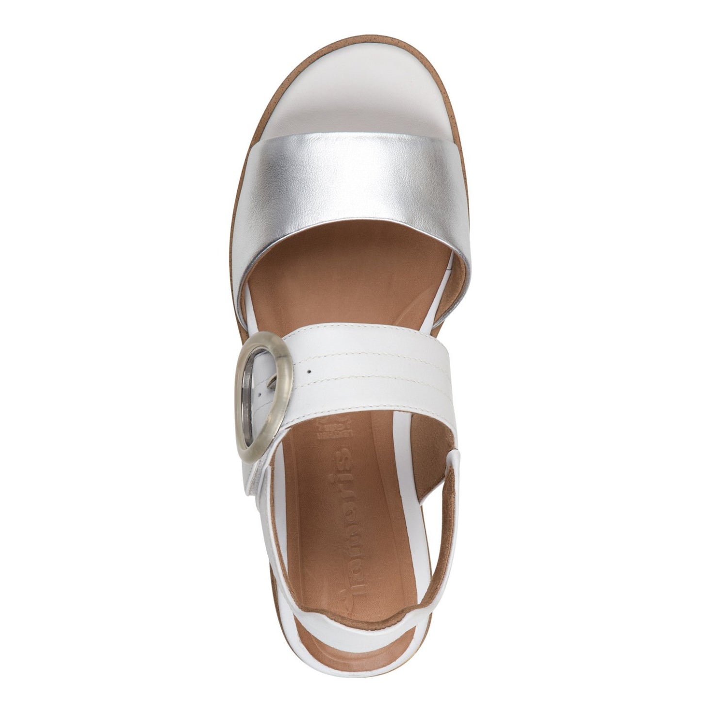 Sandalette (White/silver)