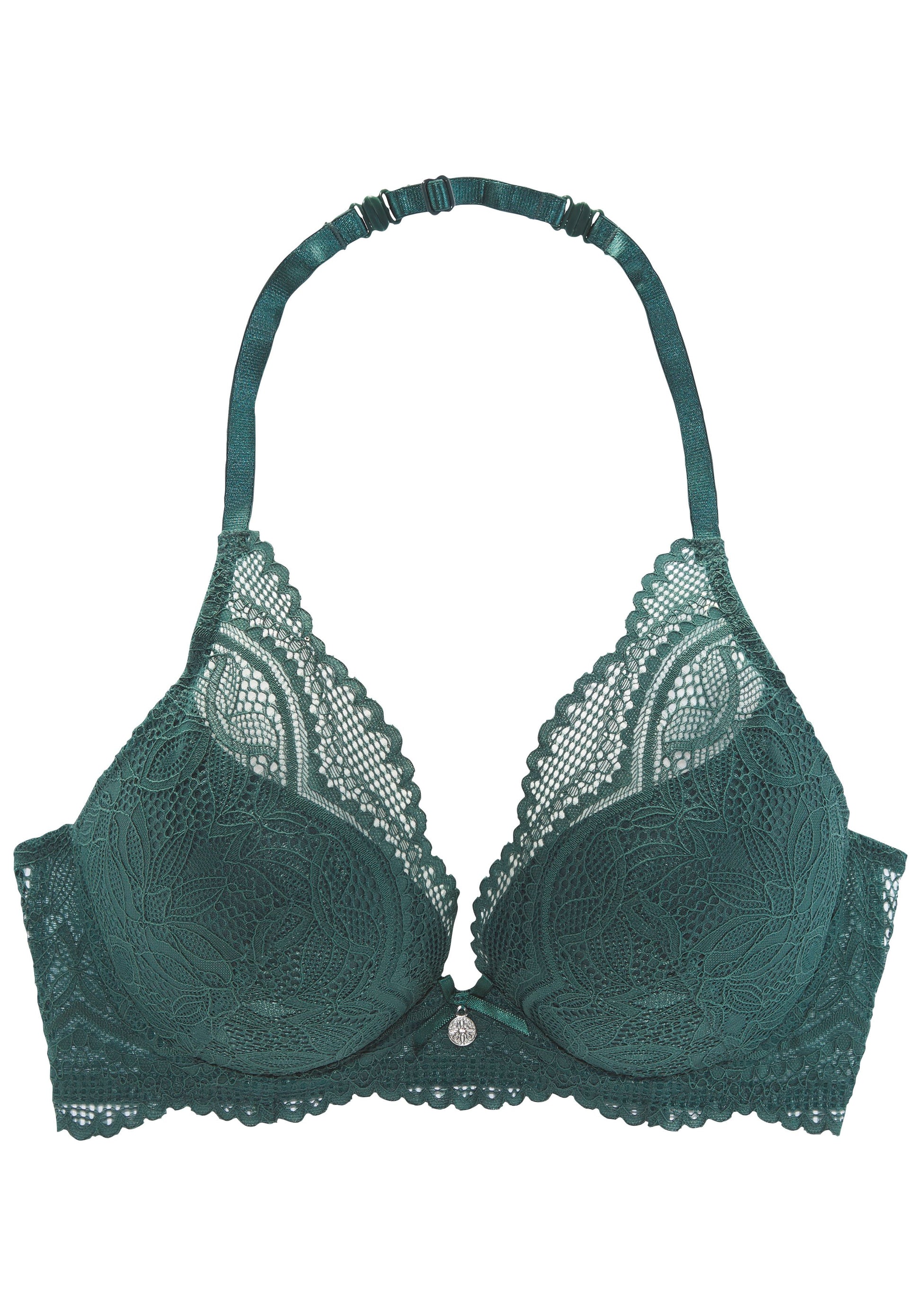 NUANCE Neckholder Push-up bra (Fir Green)