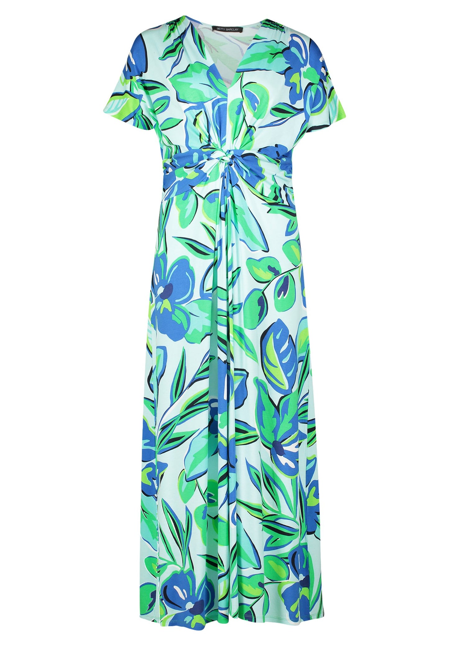 Midikleid (Green/blue)