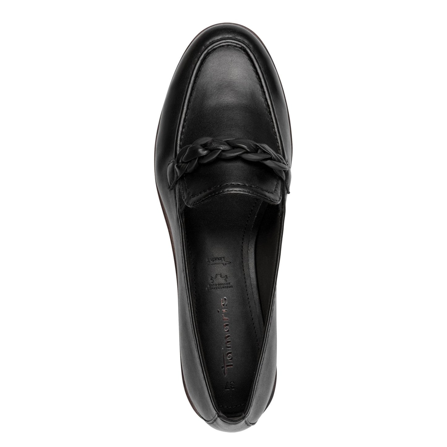 Slipper (Black Leather)