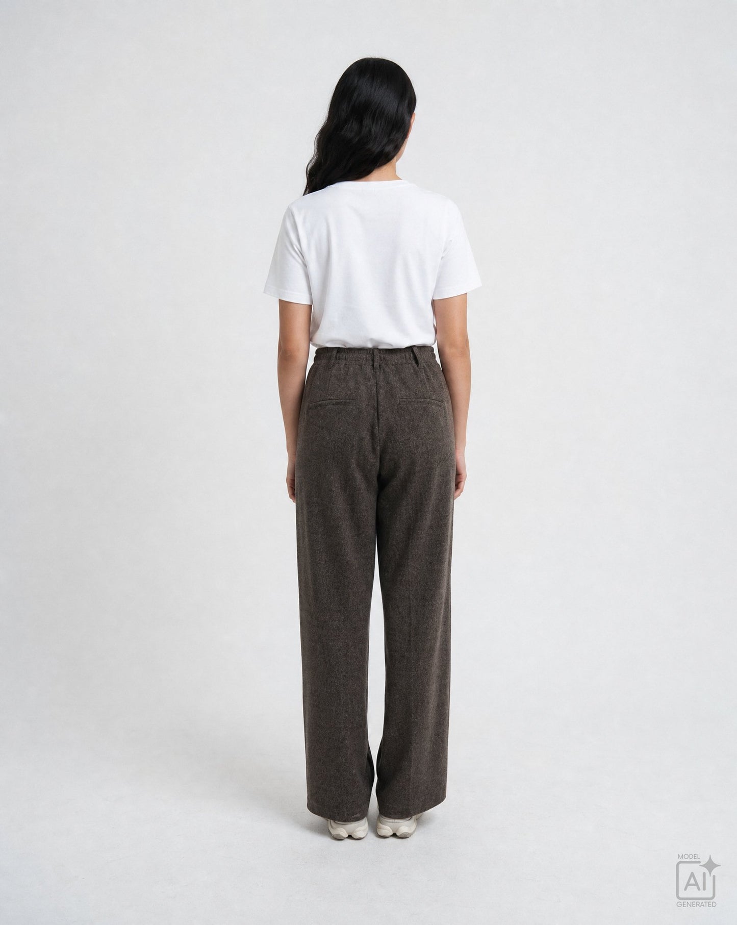 Herringbone Interlock Pants (Dark Choc)