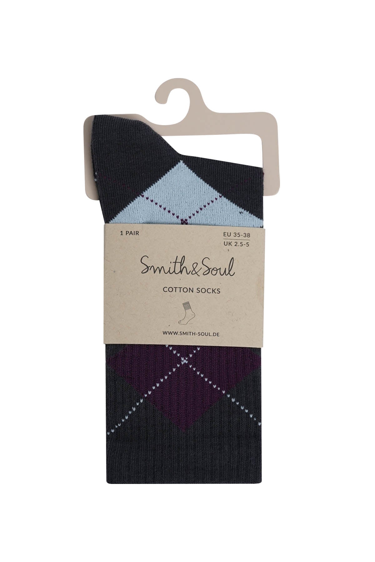 Socks (Light Blue Prin)