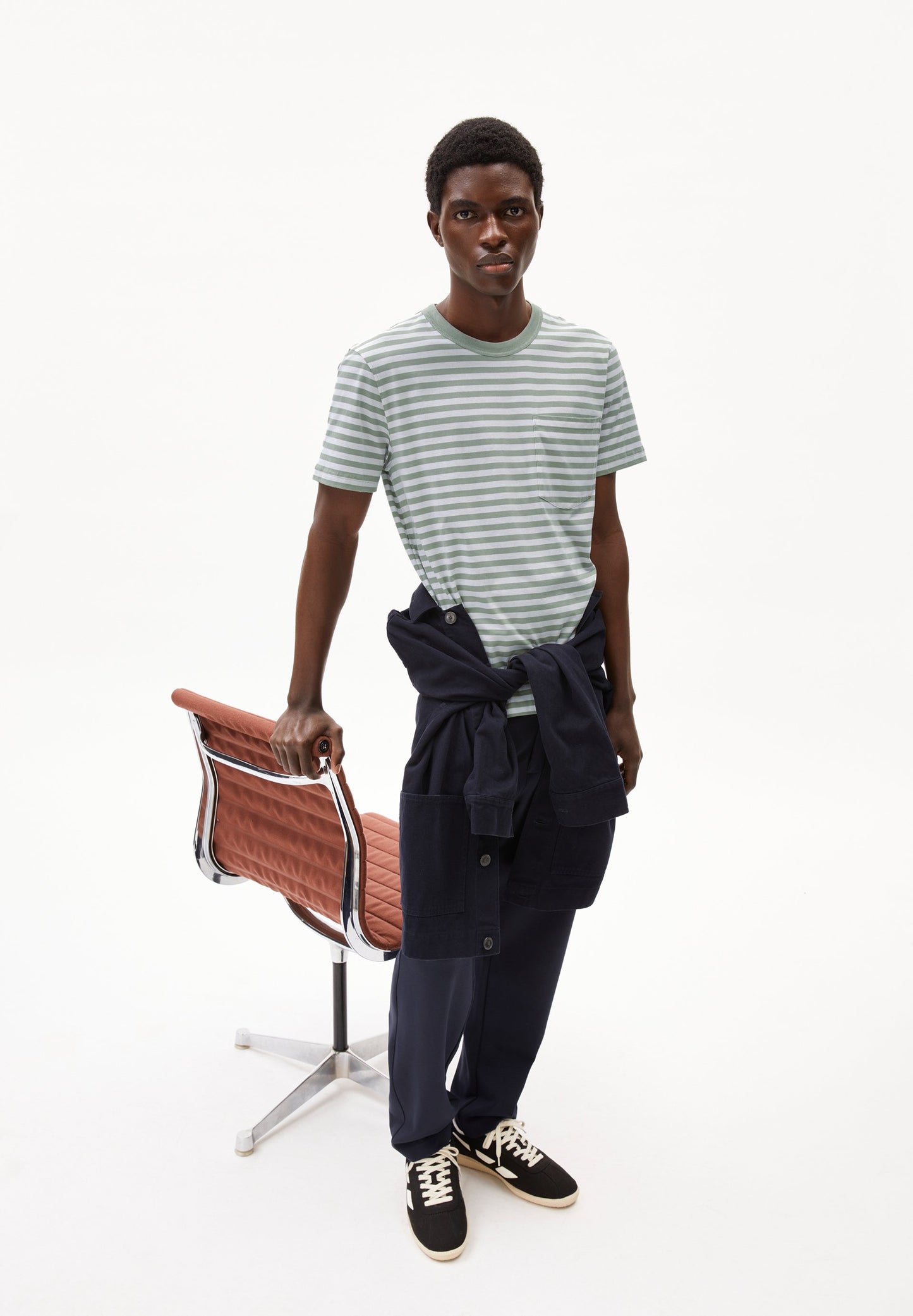 Maarkos Pocket Stripes (Seagreen-broken)