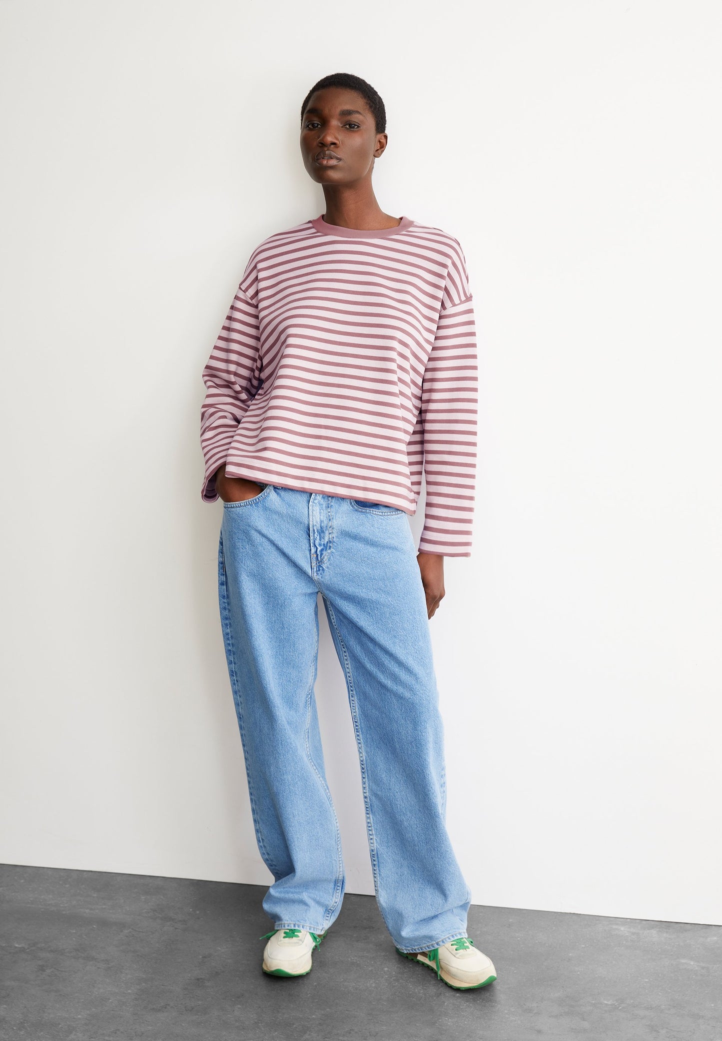 Frankaa Maarlen Stripe (Ice Grape-dark)
