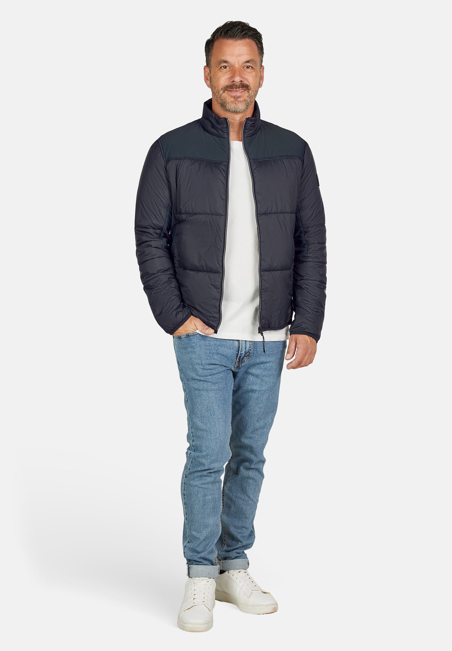 Steppjacke (Navy)