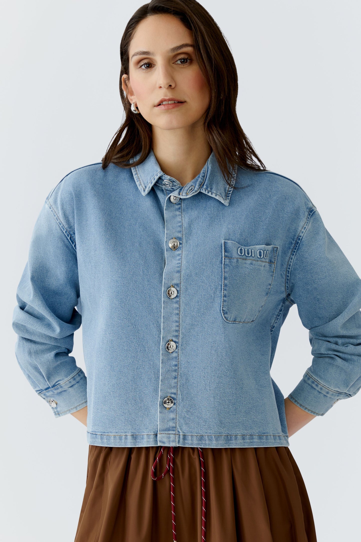 Bluse (Blue Denim)