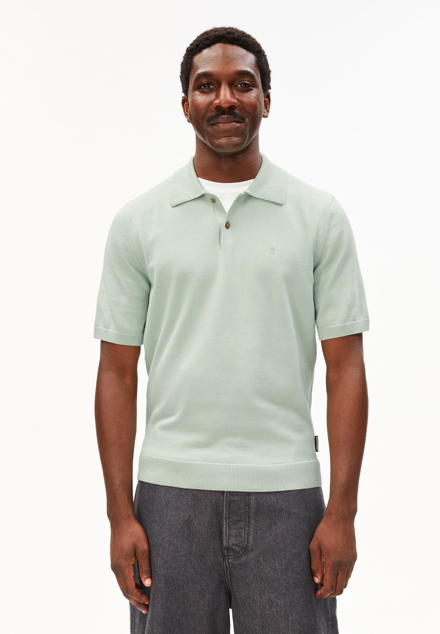 Shortsleeve Knit Poloshirt (Foam)