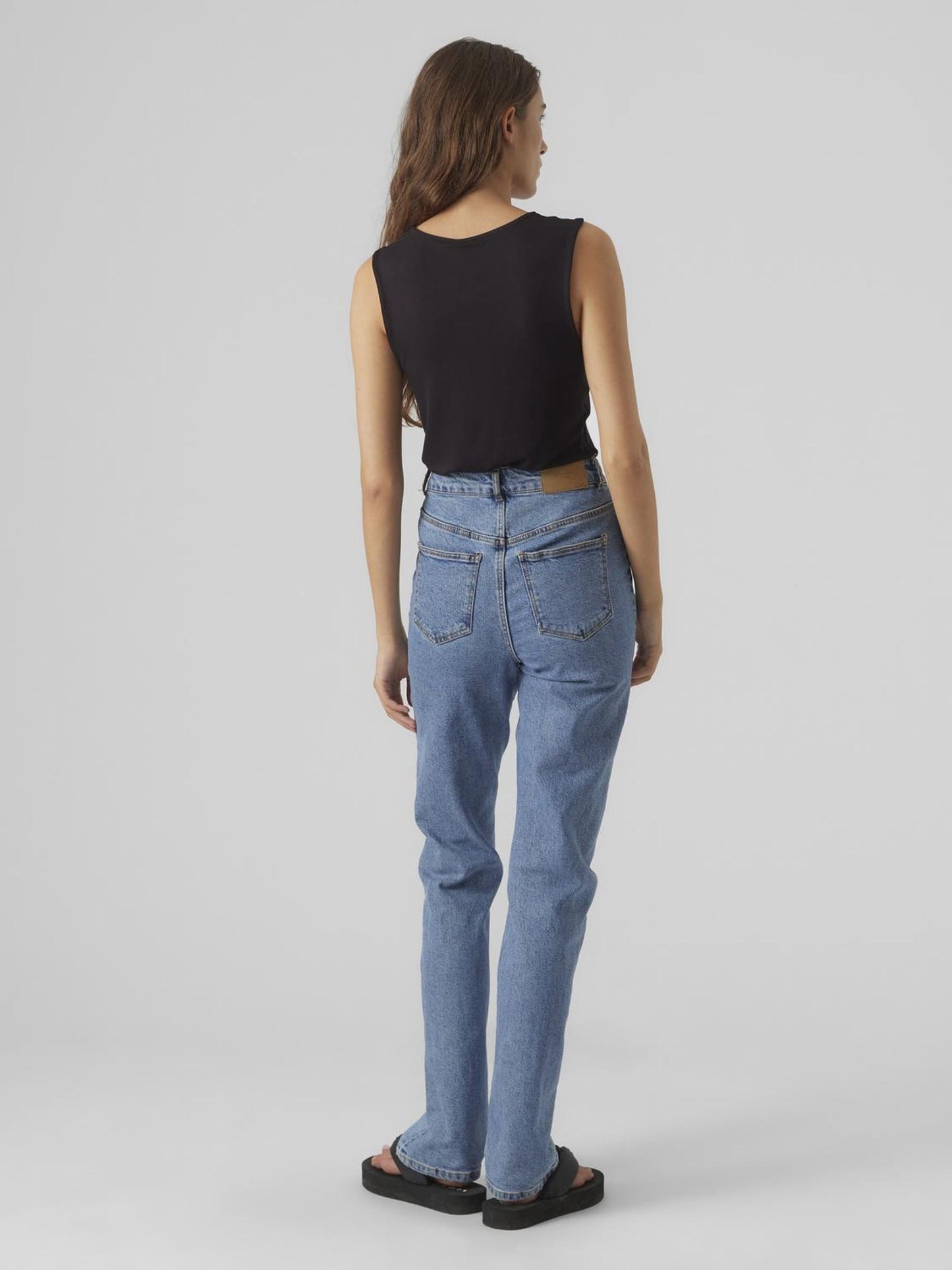 Vmrosa Sl V-neck Top Ga Jrs Noos (Black)