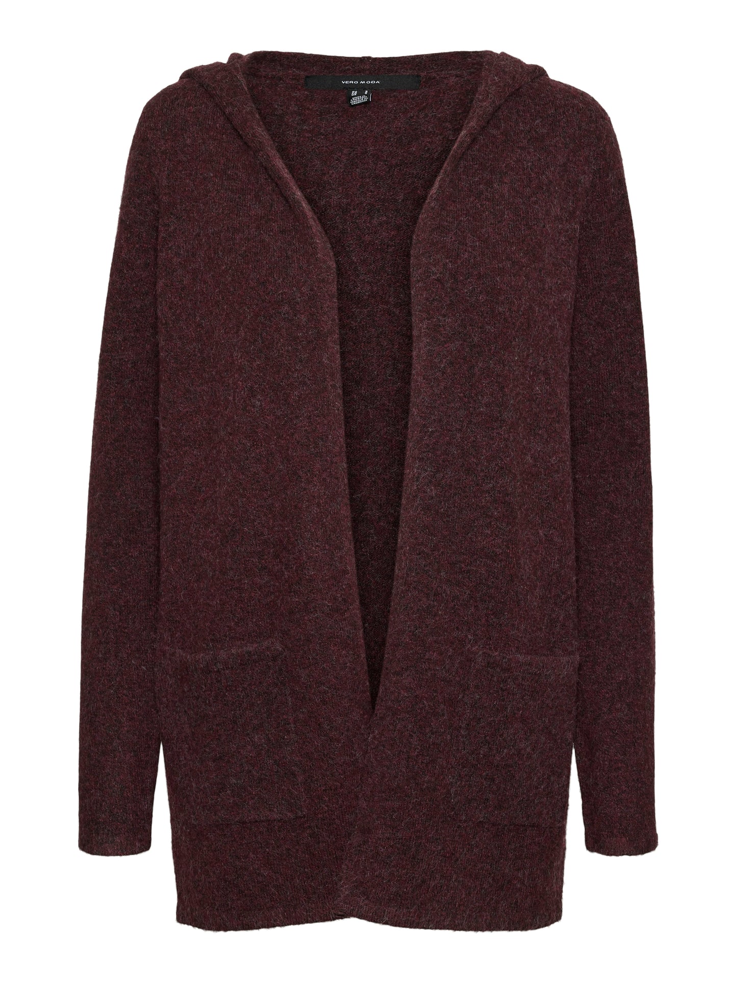 Vmdoffy Ls Open Hood Cardigan Ga Noos (Winetastin)