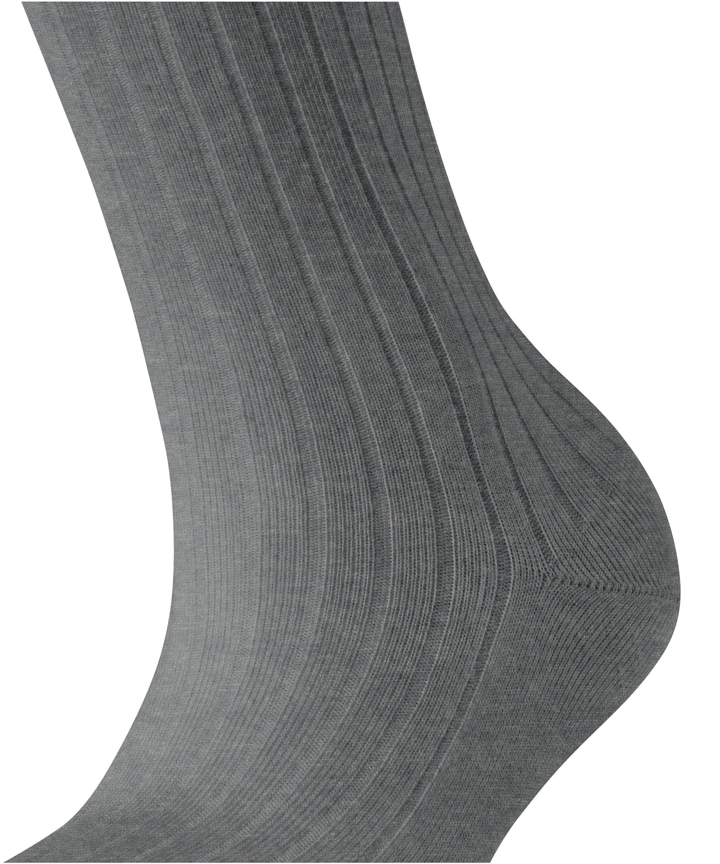 FALKE Cotton Rib Damen (Light Greymel.)