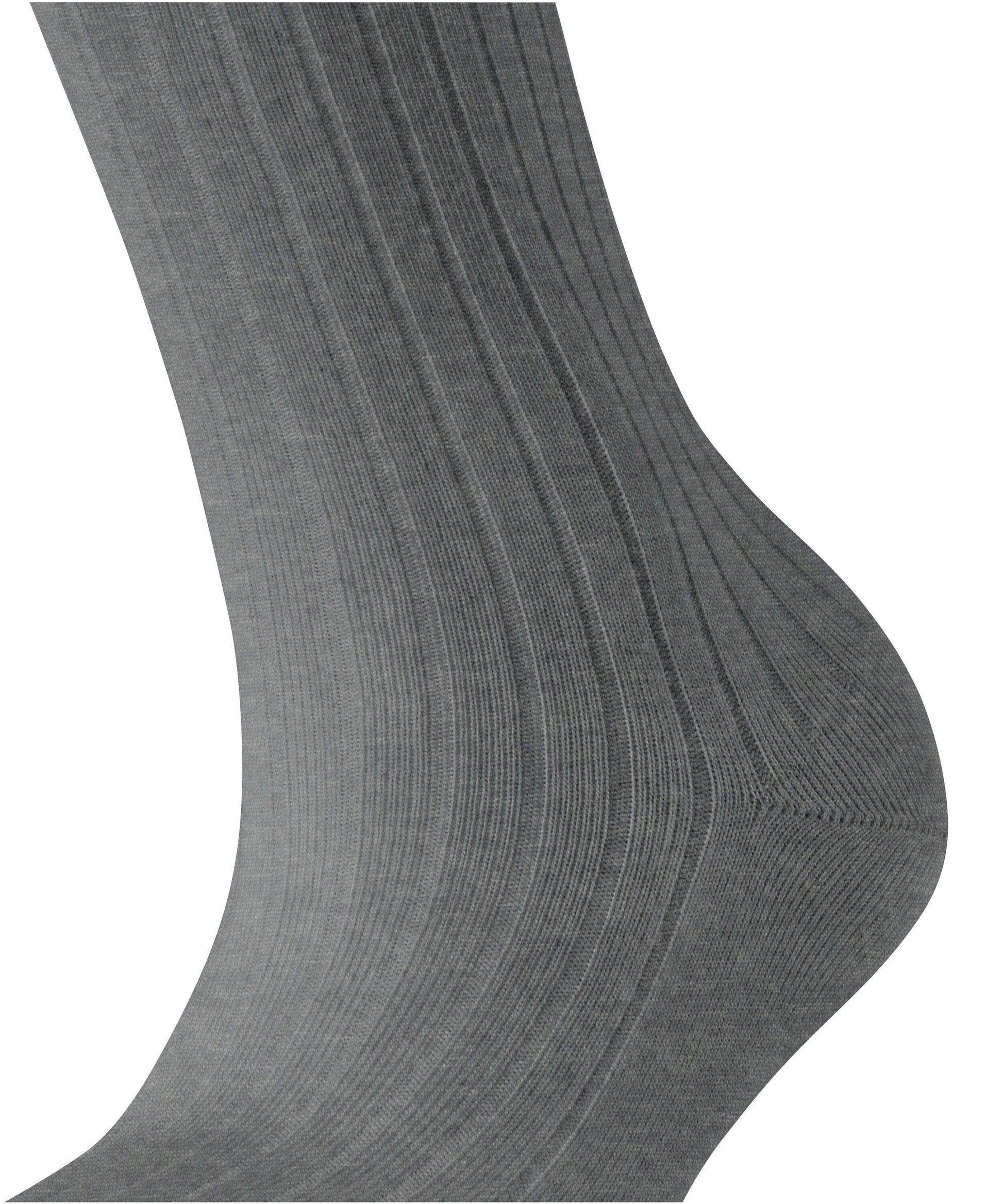 FALKE Cotton Rib Damen (Light Greymel.)