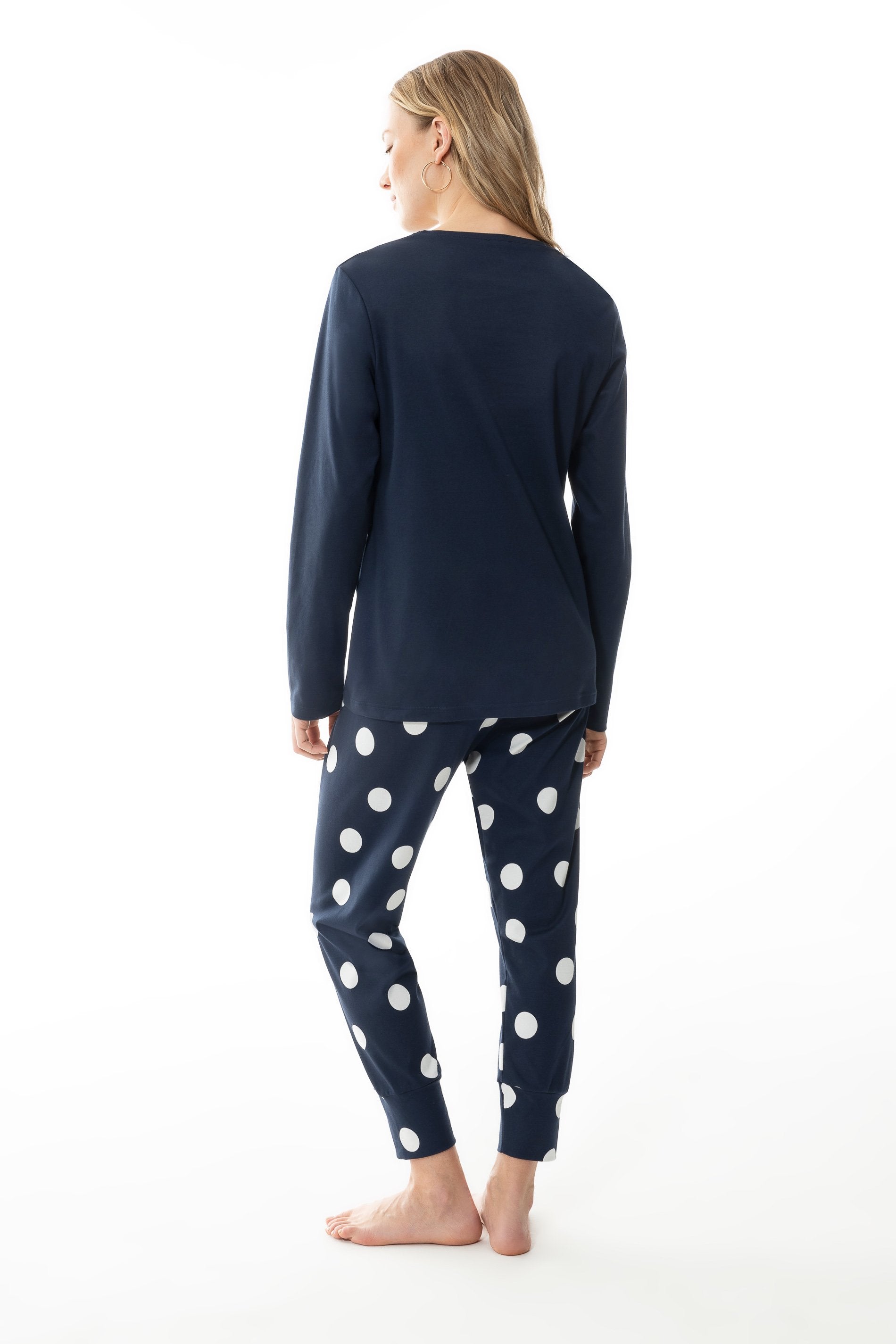 pyjama 7/8 length, long sleeve (Night Blue)