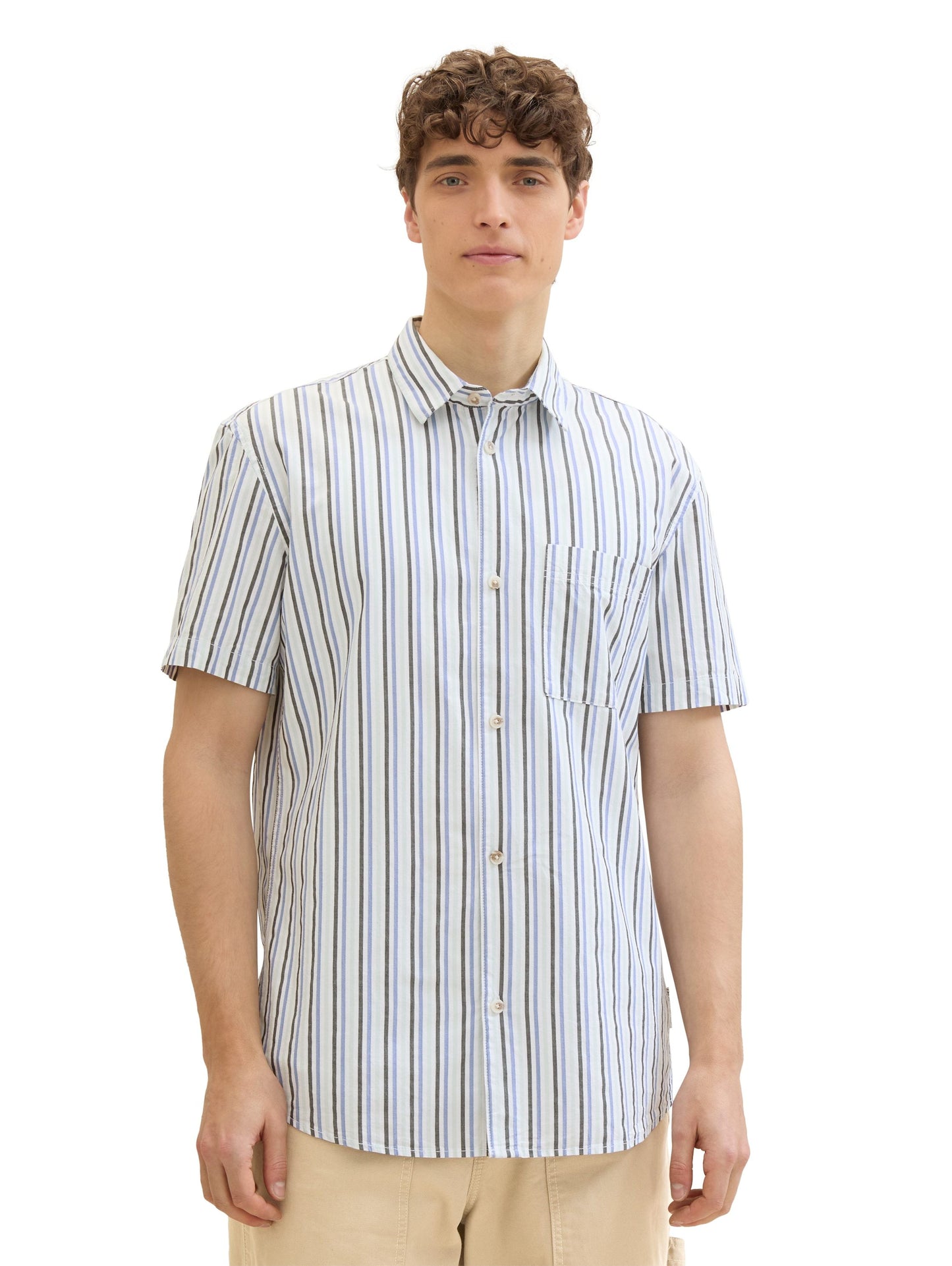 striped shirt (Regular Navy G)