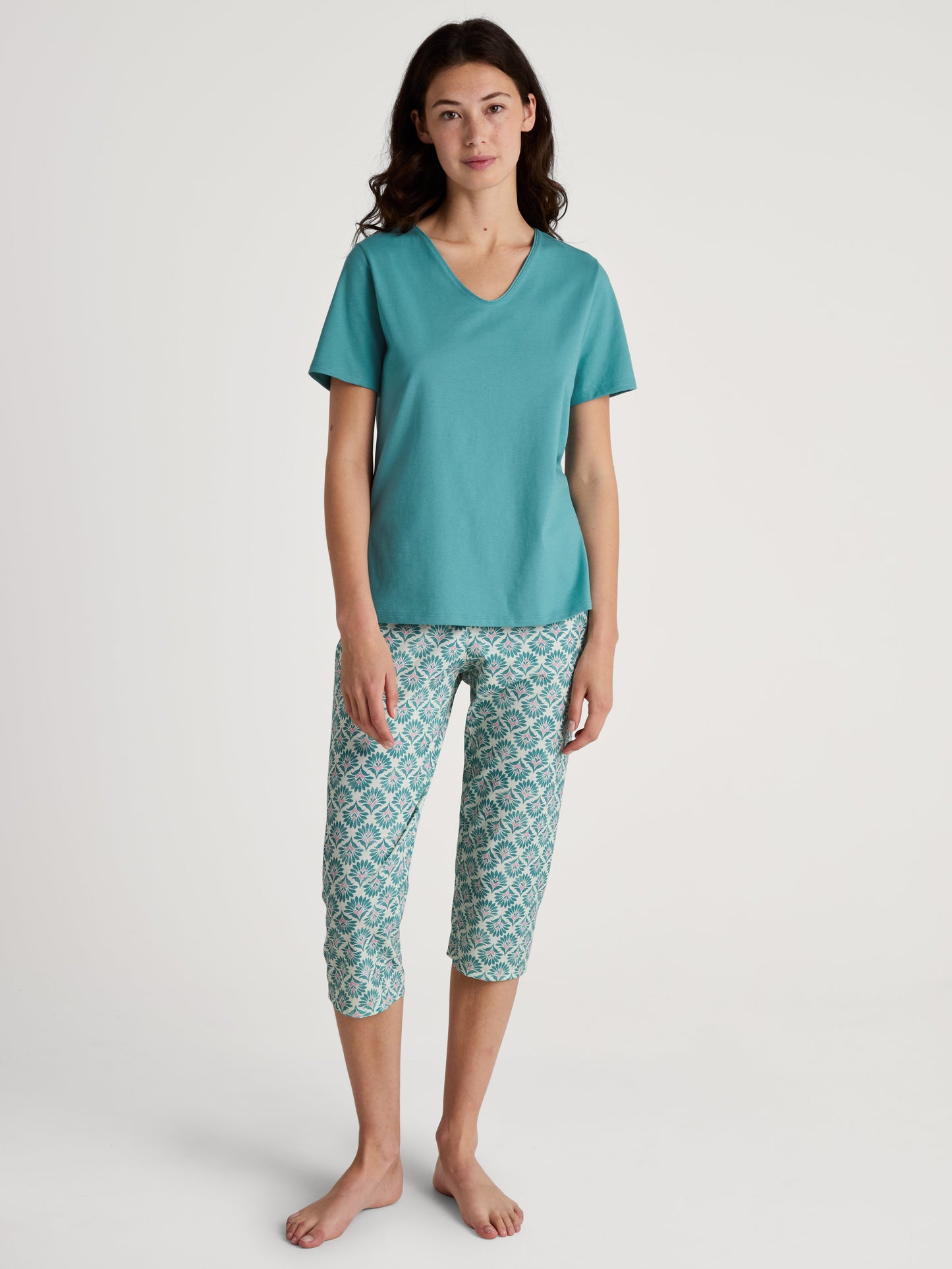 DAMEN Hose 3/4 (Bristol Blue)