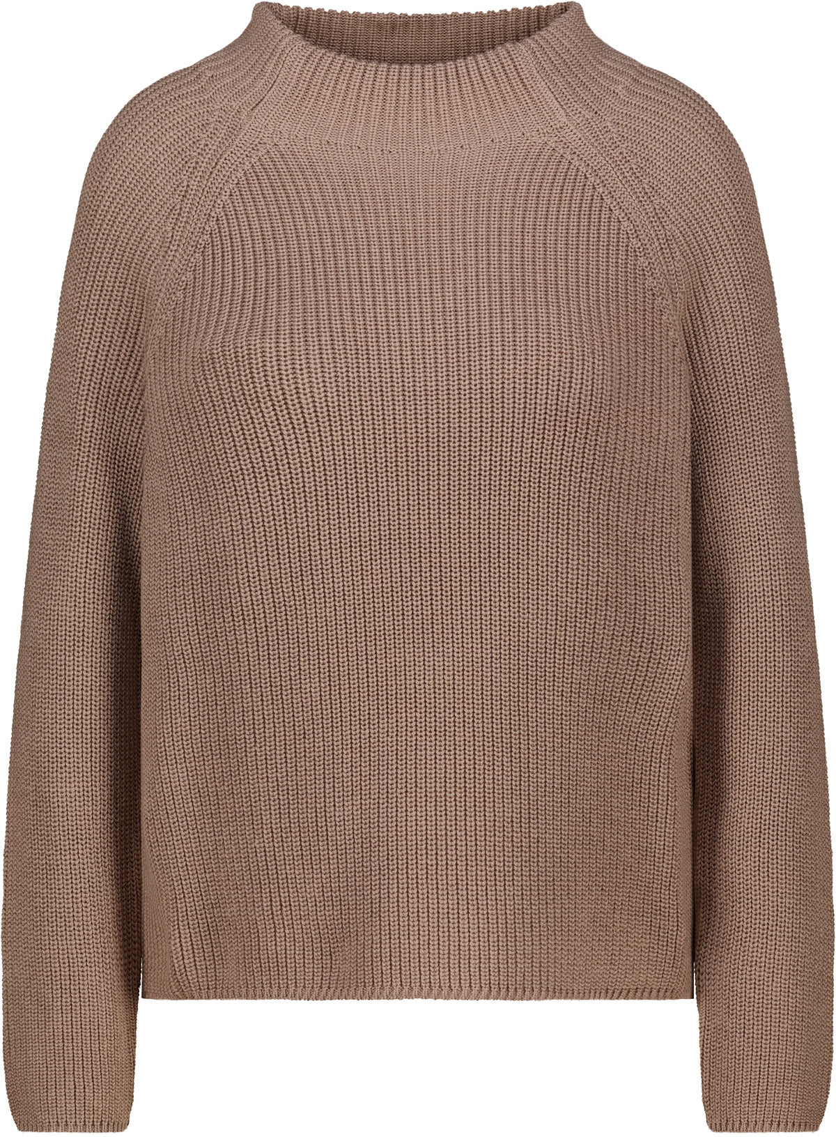 Strickpullover mit Stehkragen (Sesame)