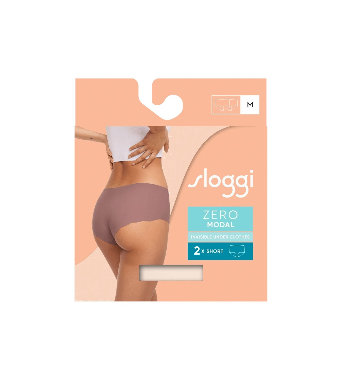 sloggi ZERO Modal 2.0 Short 2P (Angora)