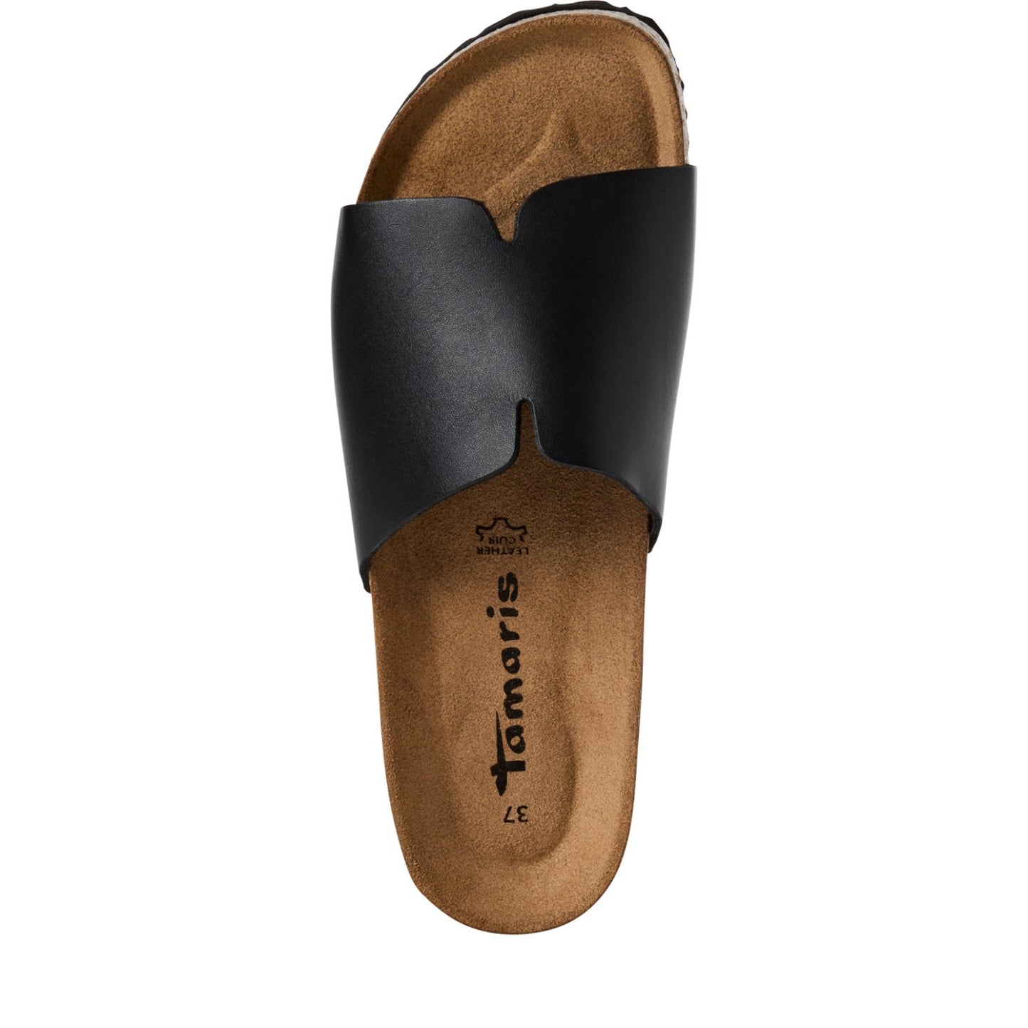 Pantolette (Black Leather)
