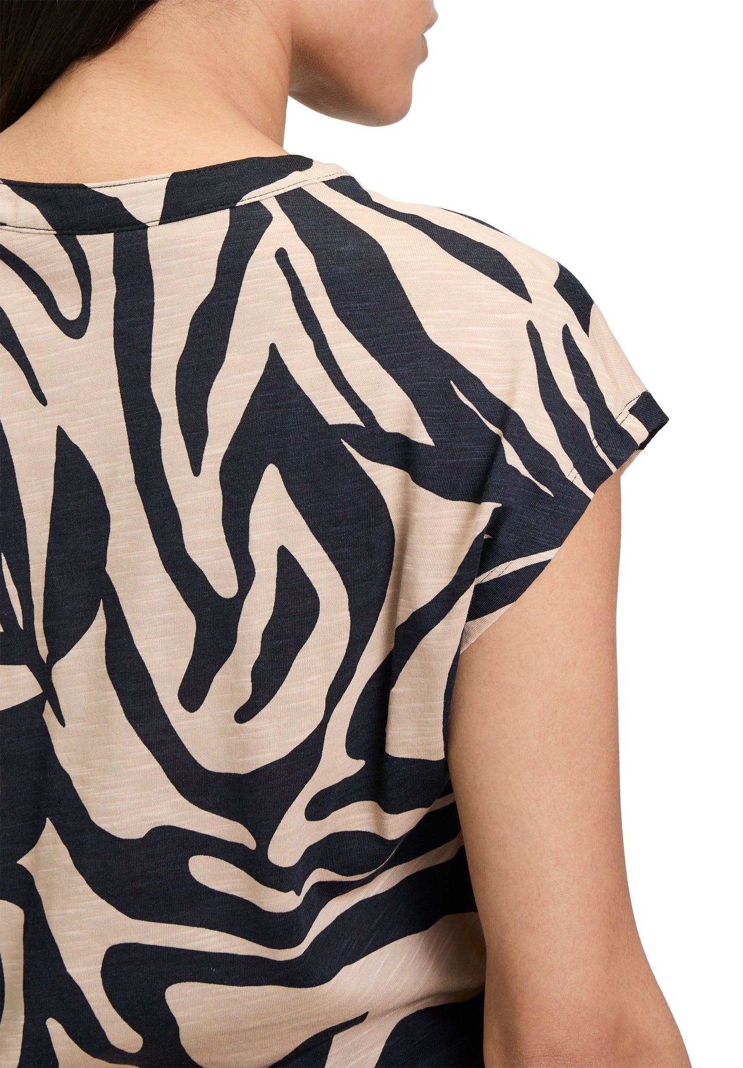 Casual-Shirt (Black/beige)