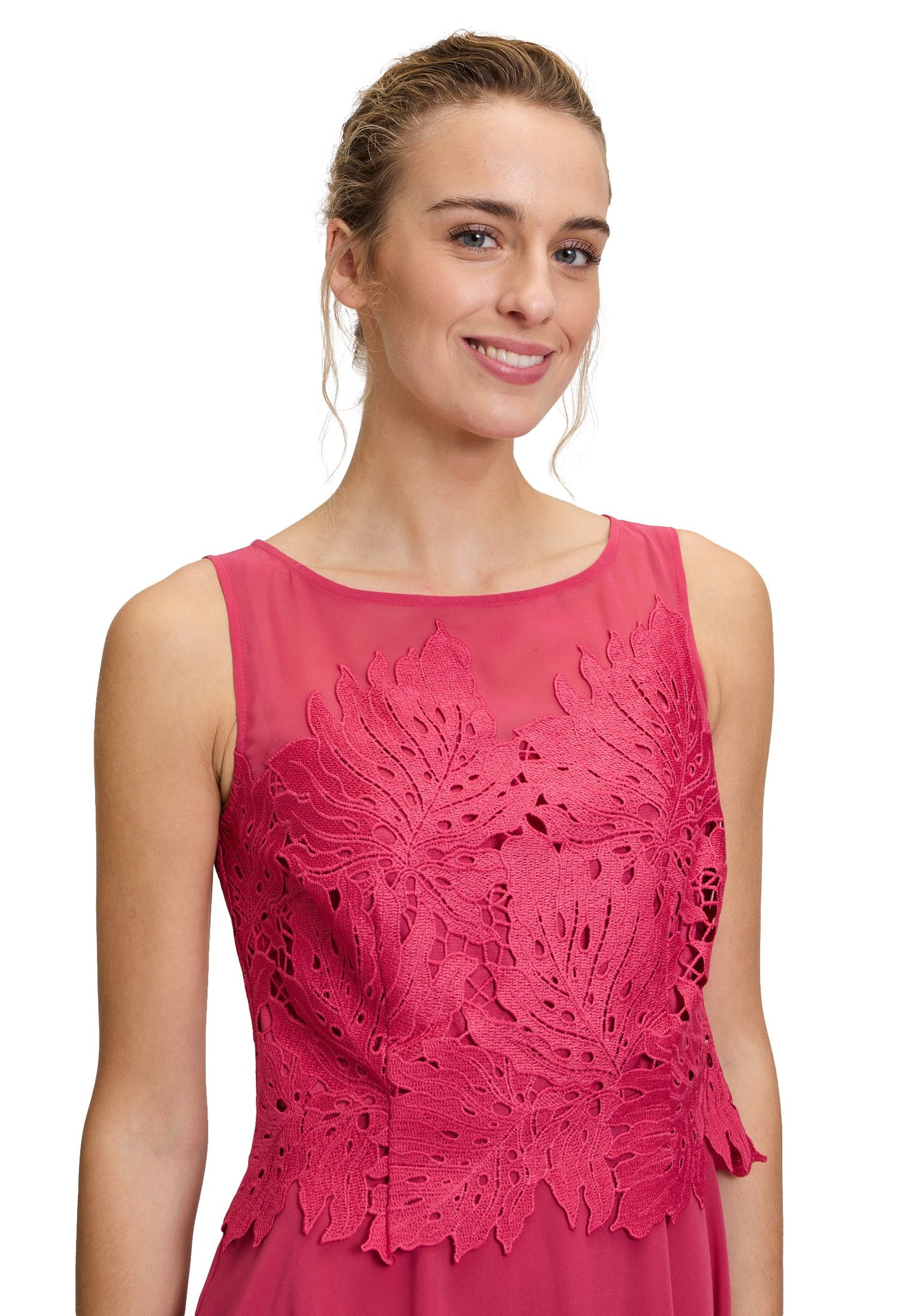 Chiffonkleid (Shiny Coral)