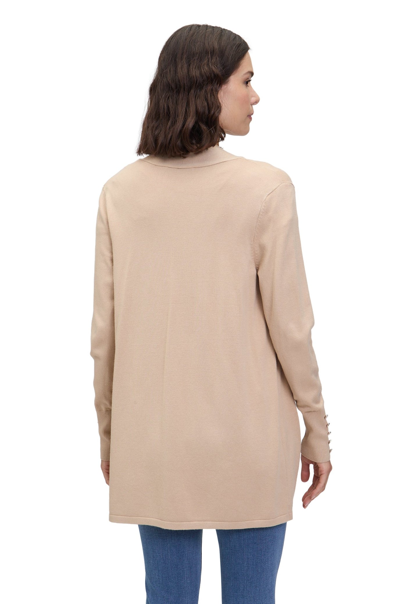 Feinstrickjacke (Classic Beige)