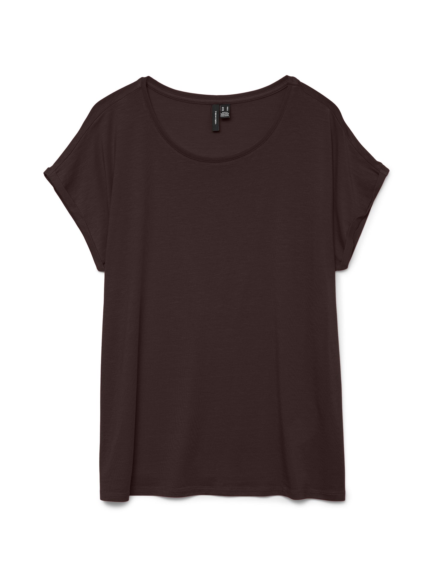 Vmava Plain Ss Top Jrs Noos (Chocolate Tor)