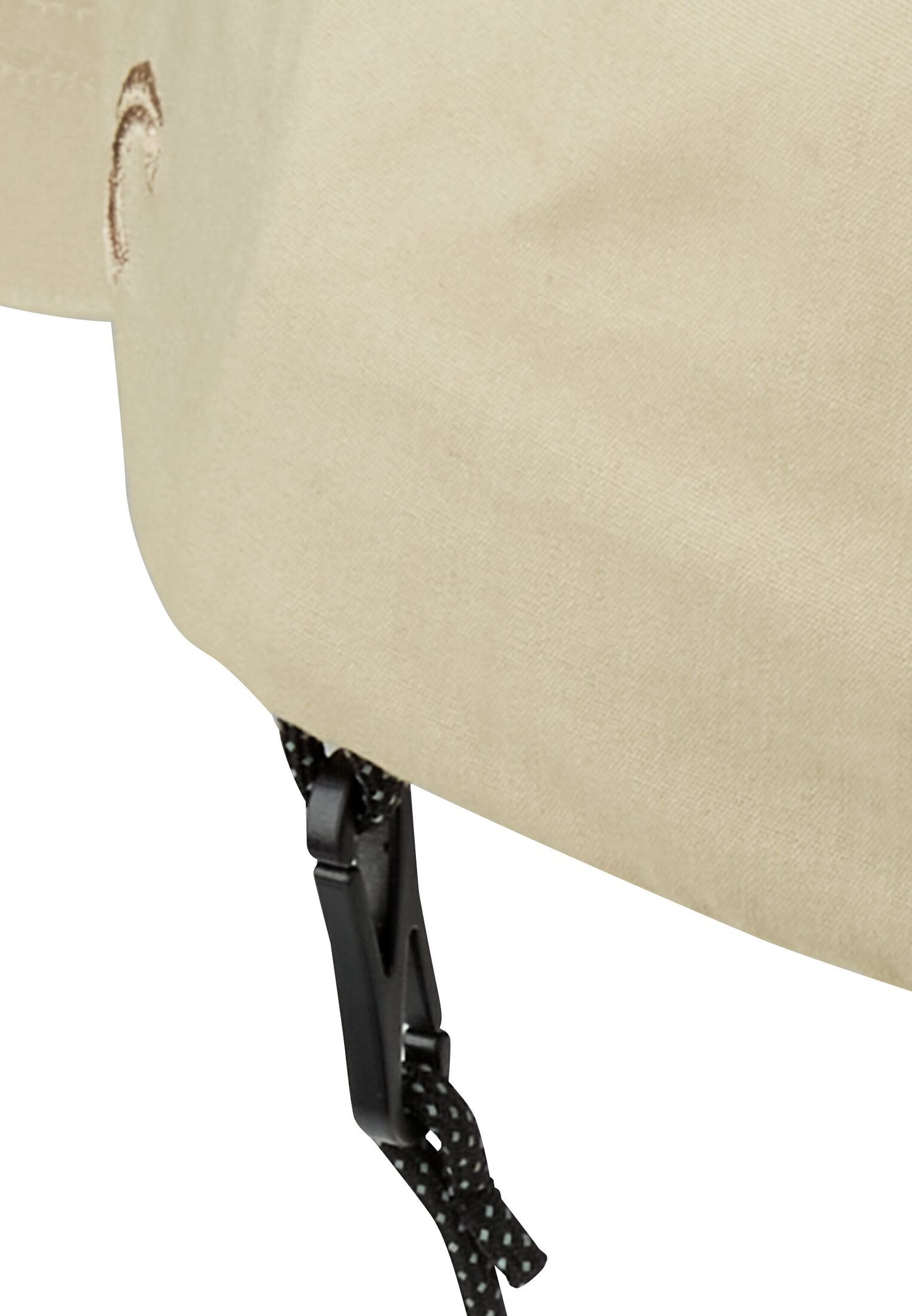 5-Panel-Cap aus reiner Baumwolle (Beige)