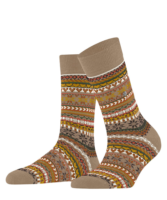 Burlington Fair Isle Delight Damen (Camel)