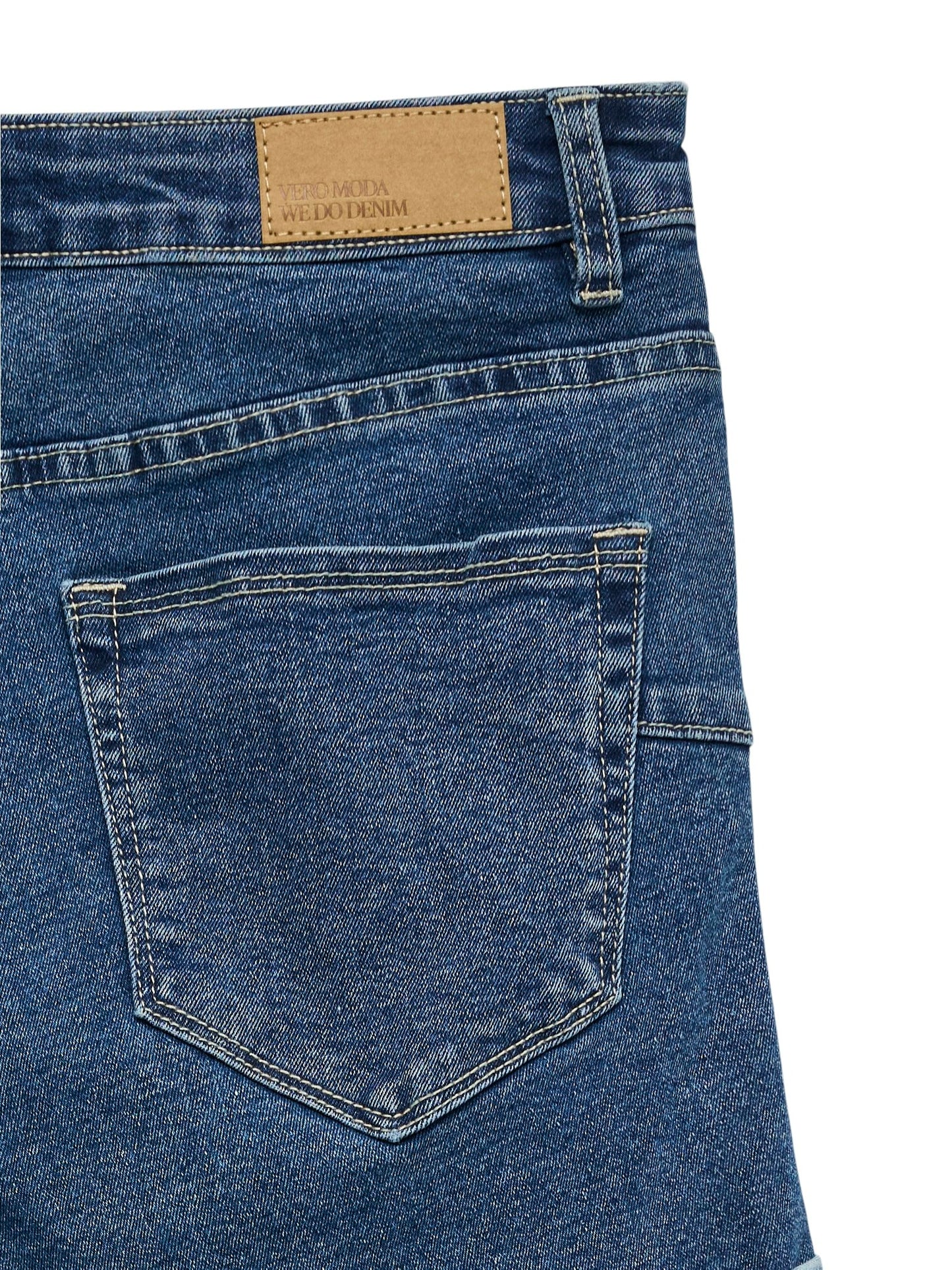 Vmluna Mr Fold Shorts Mix Ga Noos (Medium Blue D)
