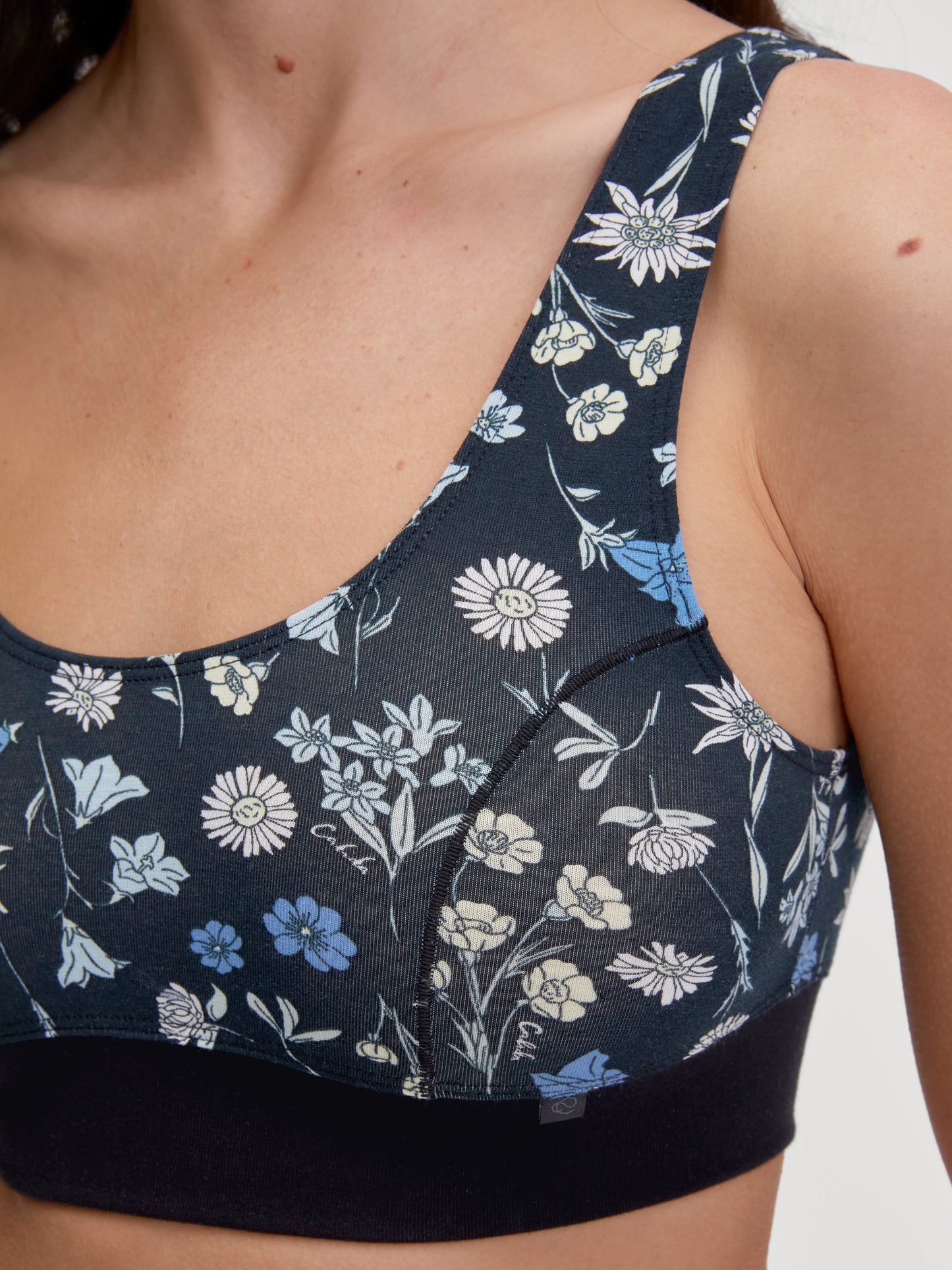 WOMEN Bustier (Black Print)