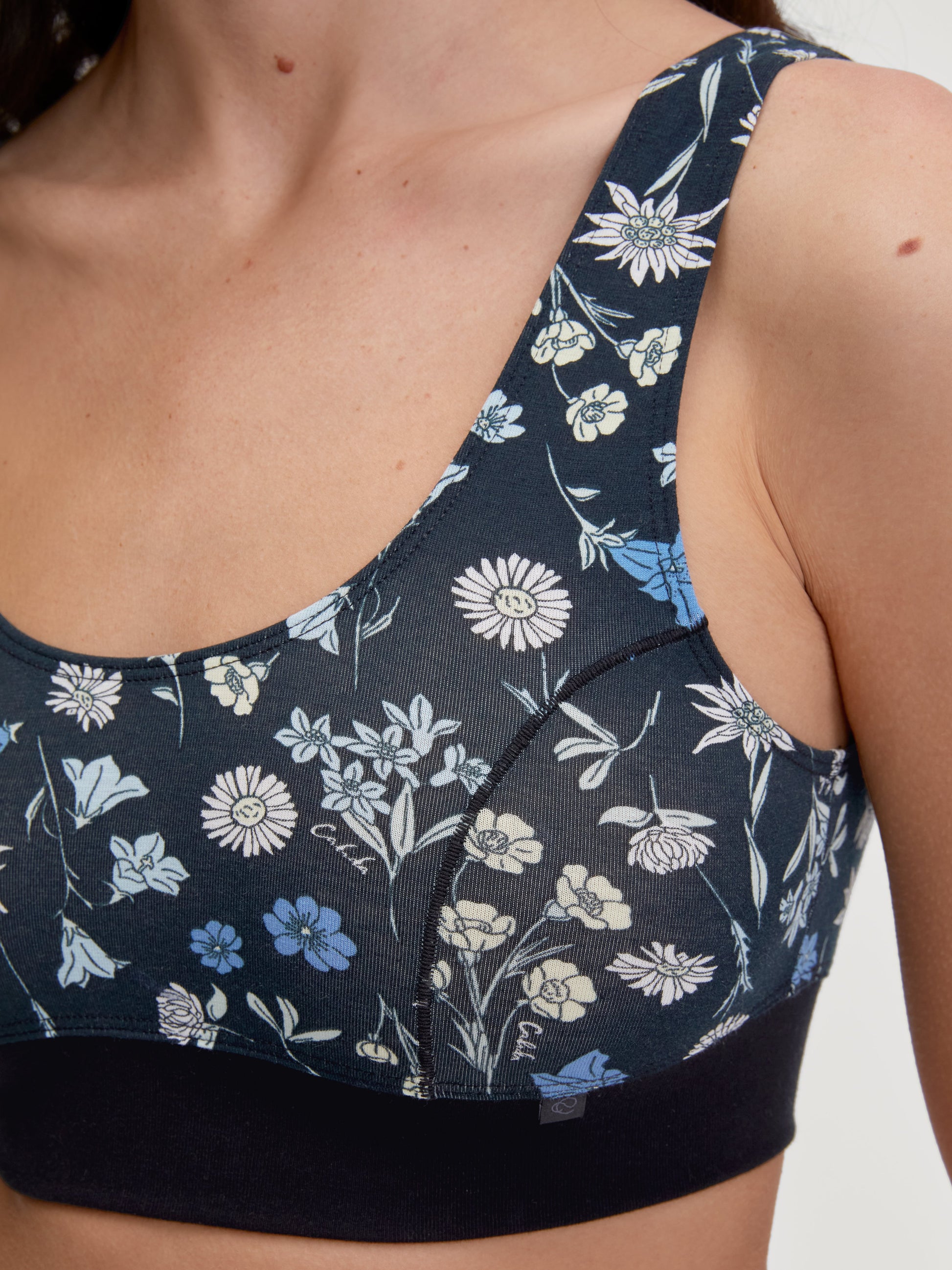 WOMEN Bustier (Black Print)