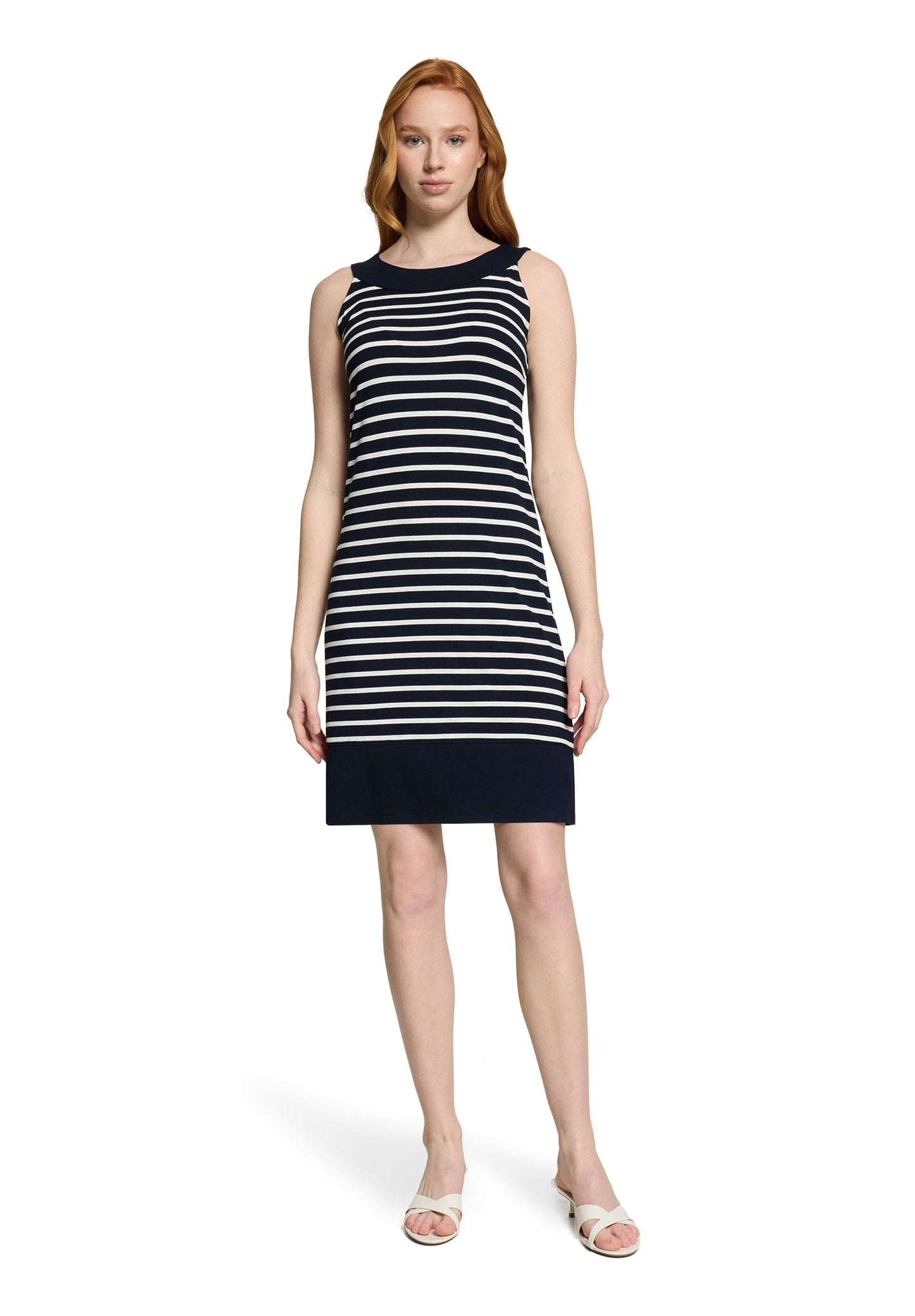 Sommerkleid (Dark Blue/cream)