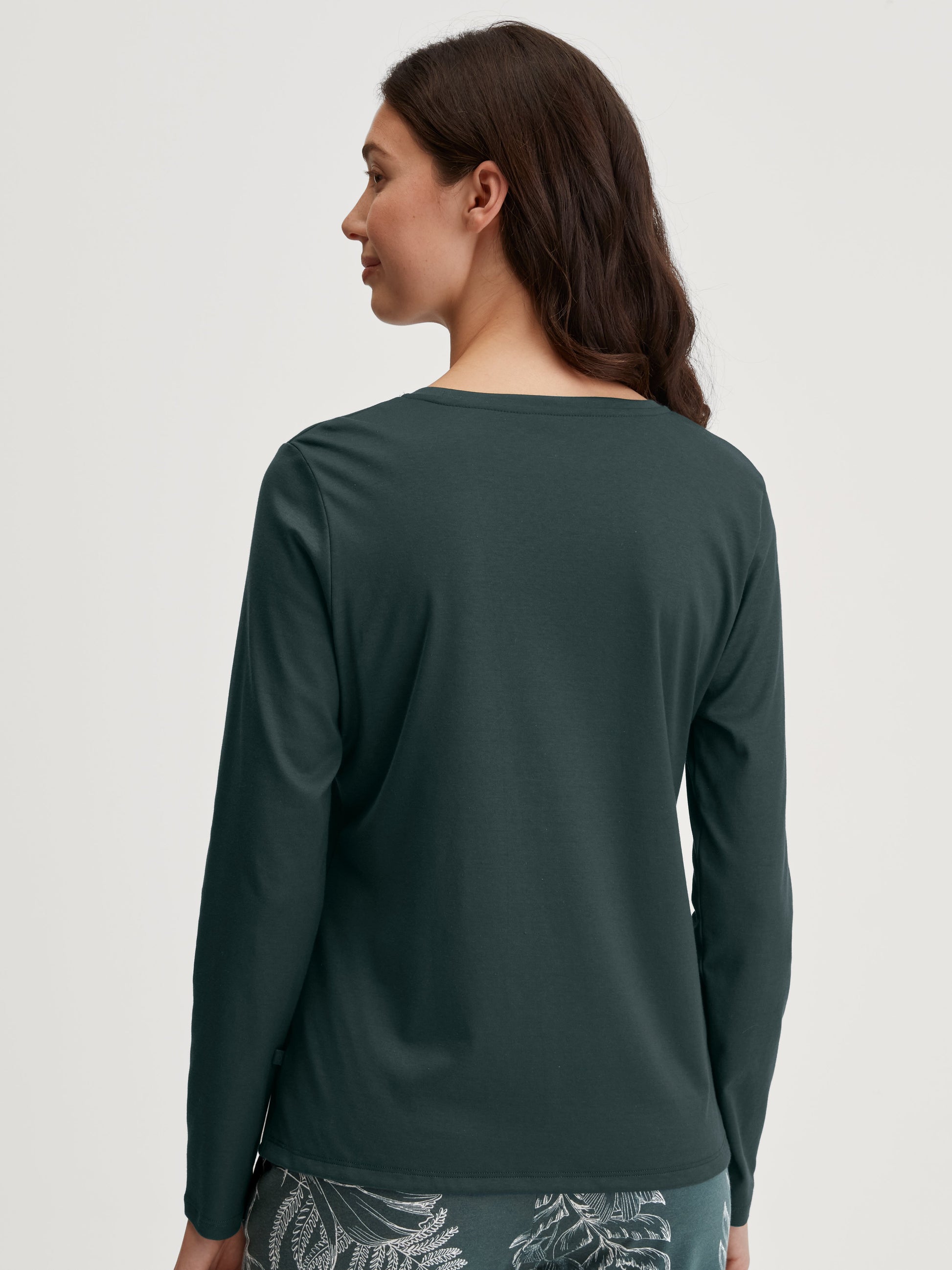 WOMEN Shirt long-sleeve (Deep Emerald Gre)