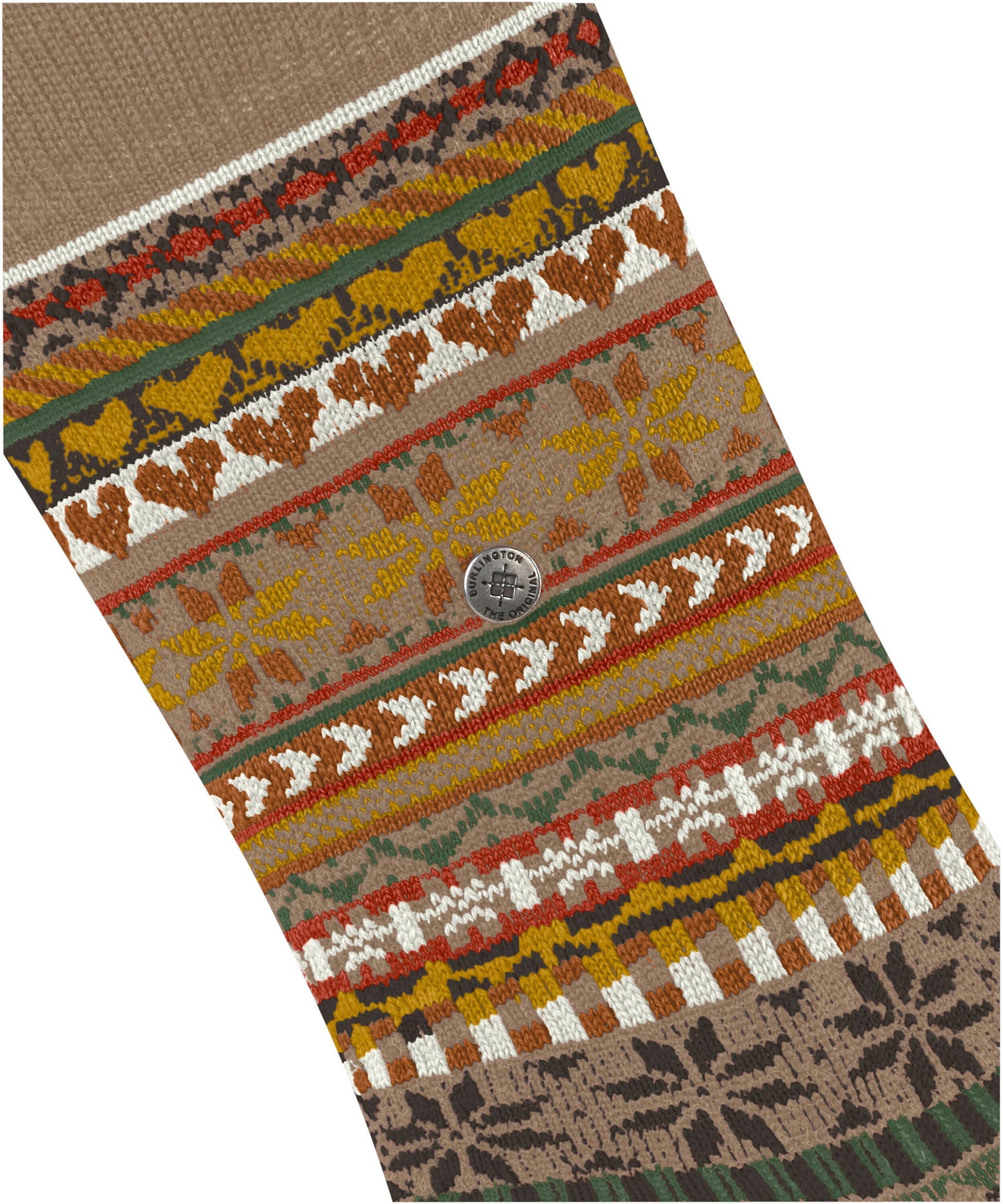 Burlington Fair Isle Delight Damen (Camel)