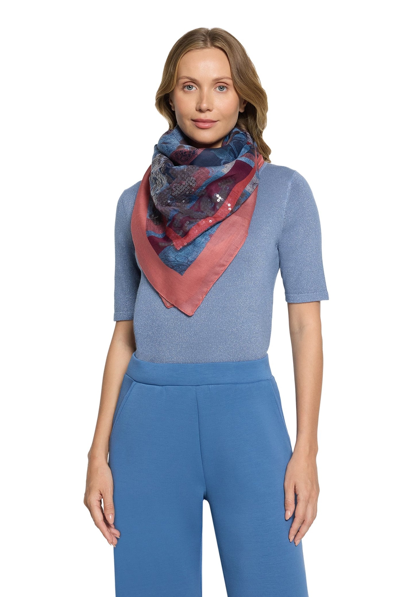 Tuch (Blue/red)
