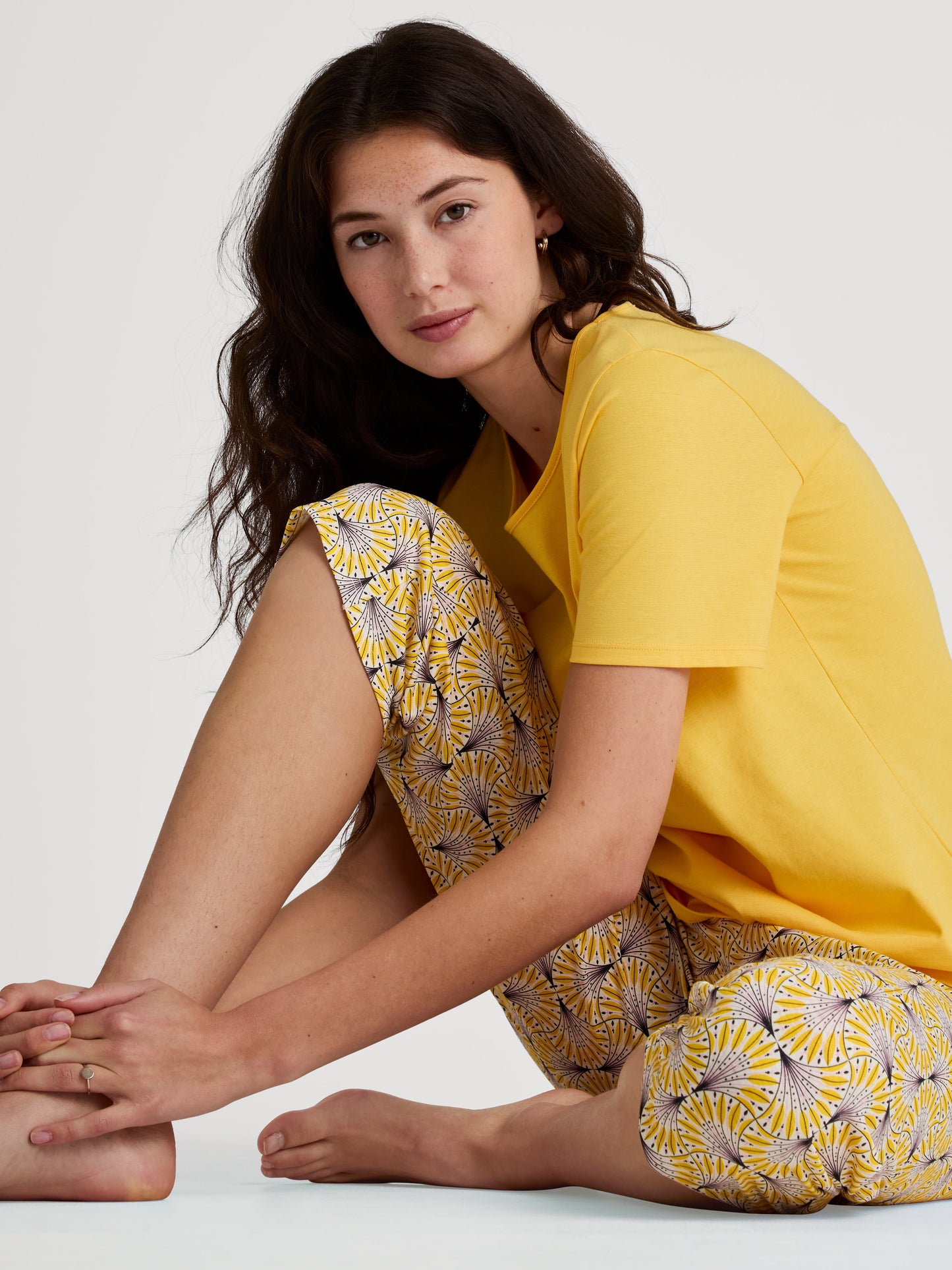 DAMEN Hose 3/4 (Ray Flower Yello)