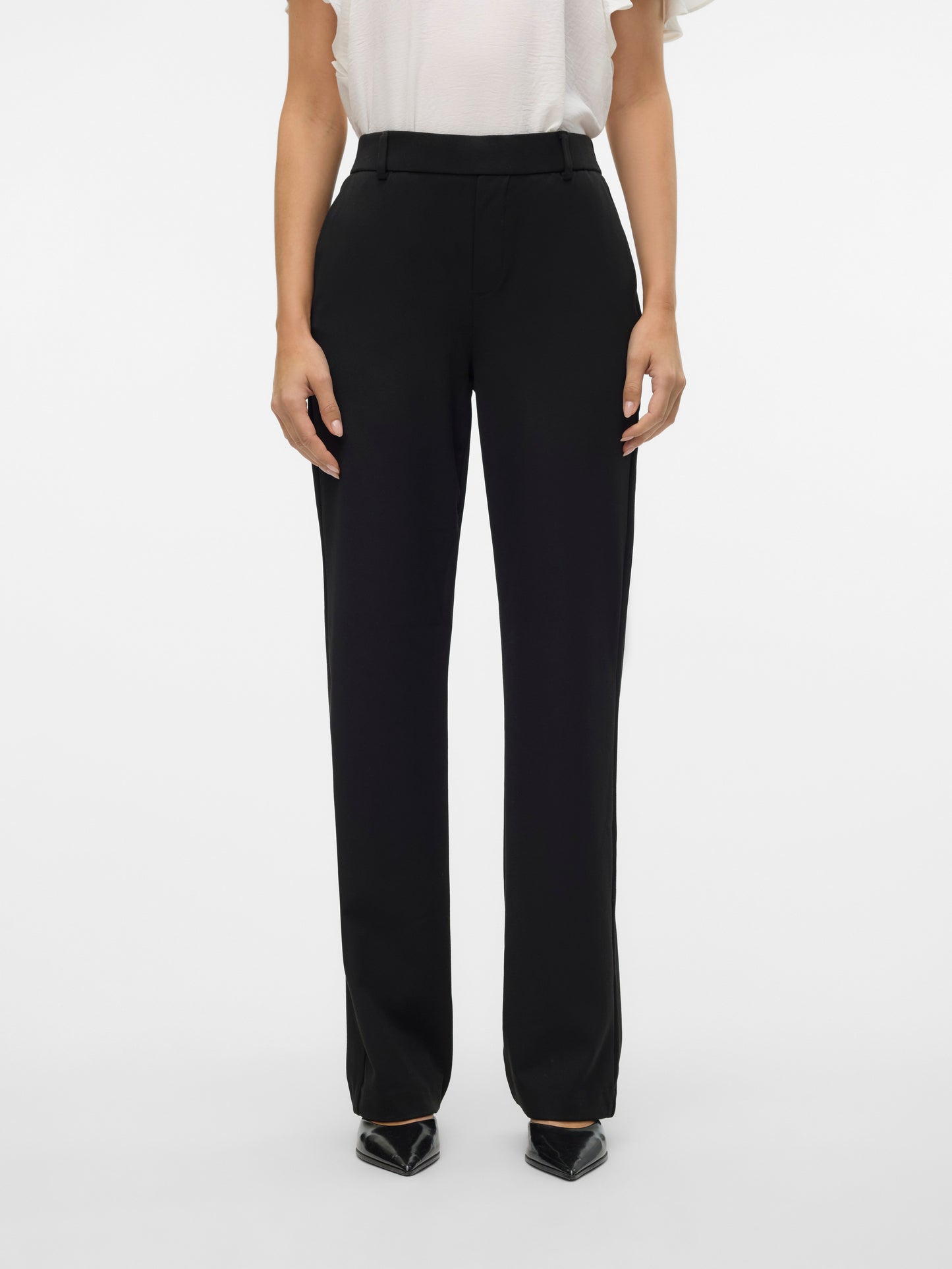 Vmmaya Mw Straight Solid Pant Noos (Black)