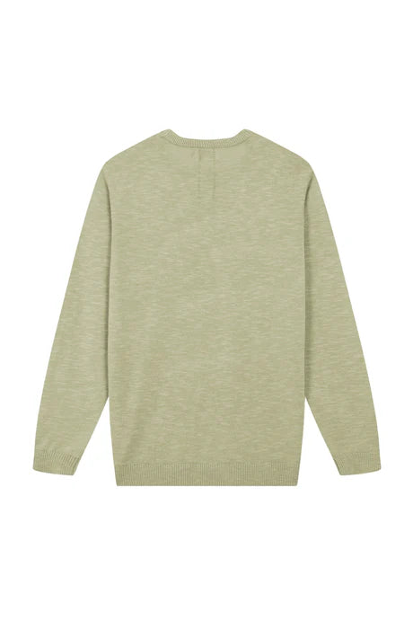 linen crew sweater