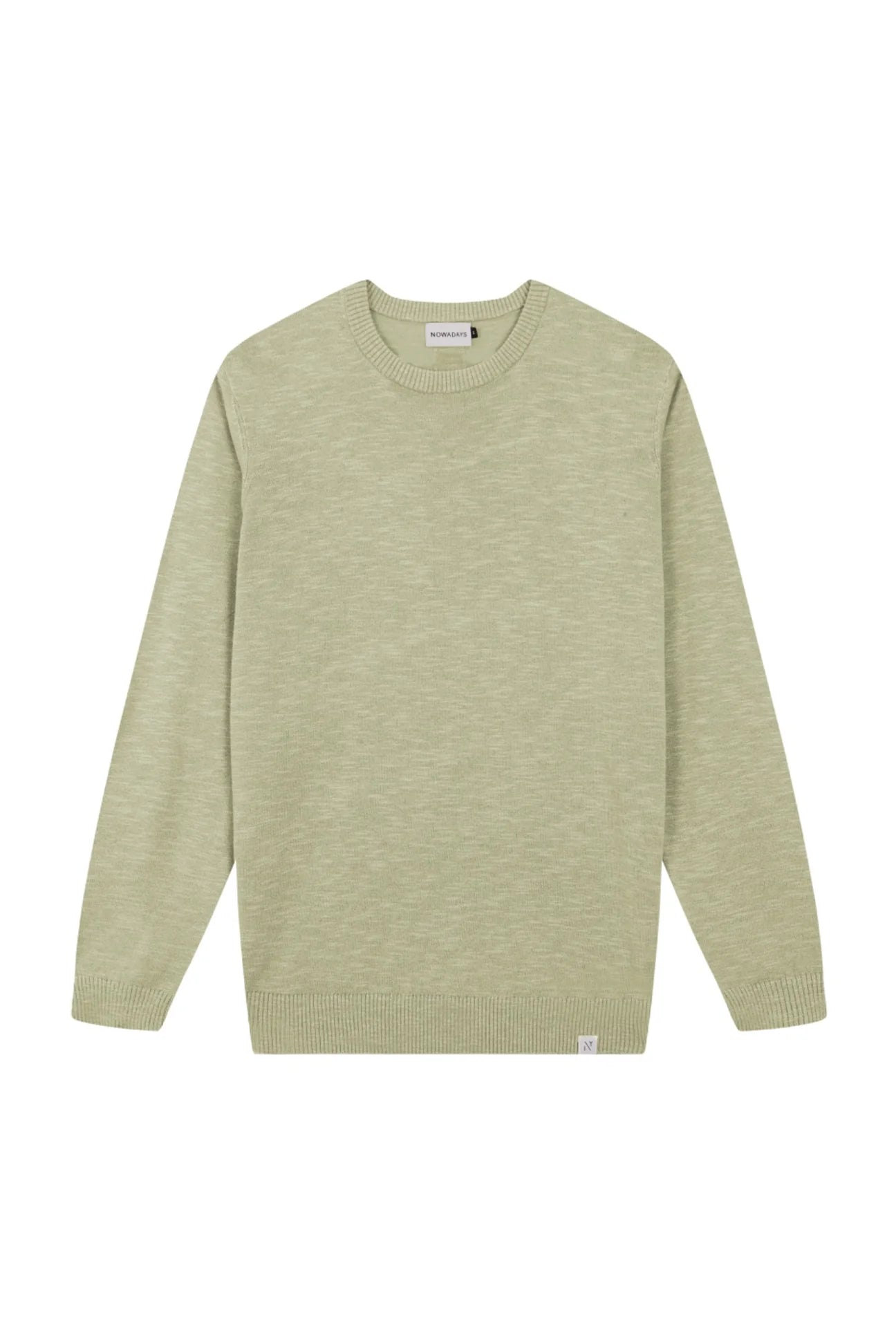 linen crew sweater