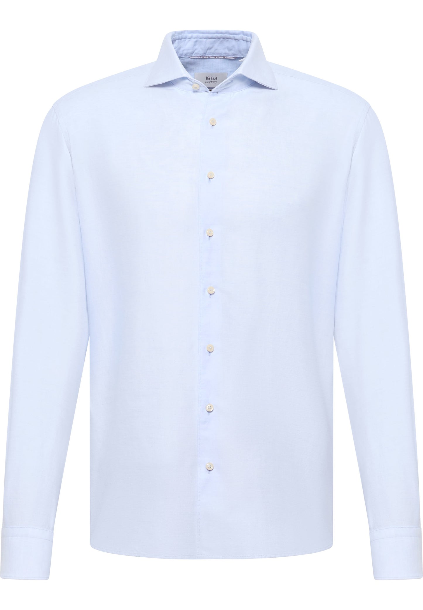 Linen Shirt Twill Langarm (Hellblau)