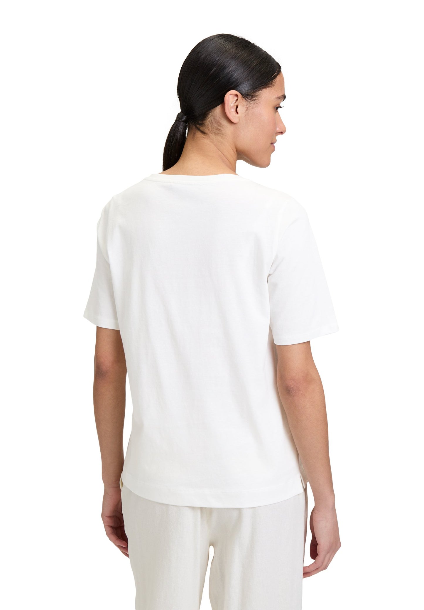 Basic Shirt (Patch Cream/bei)