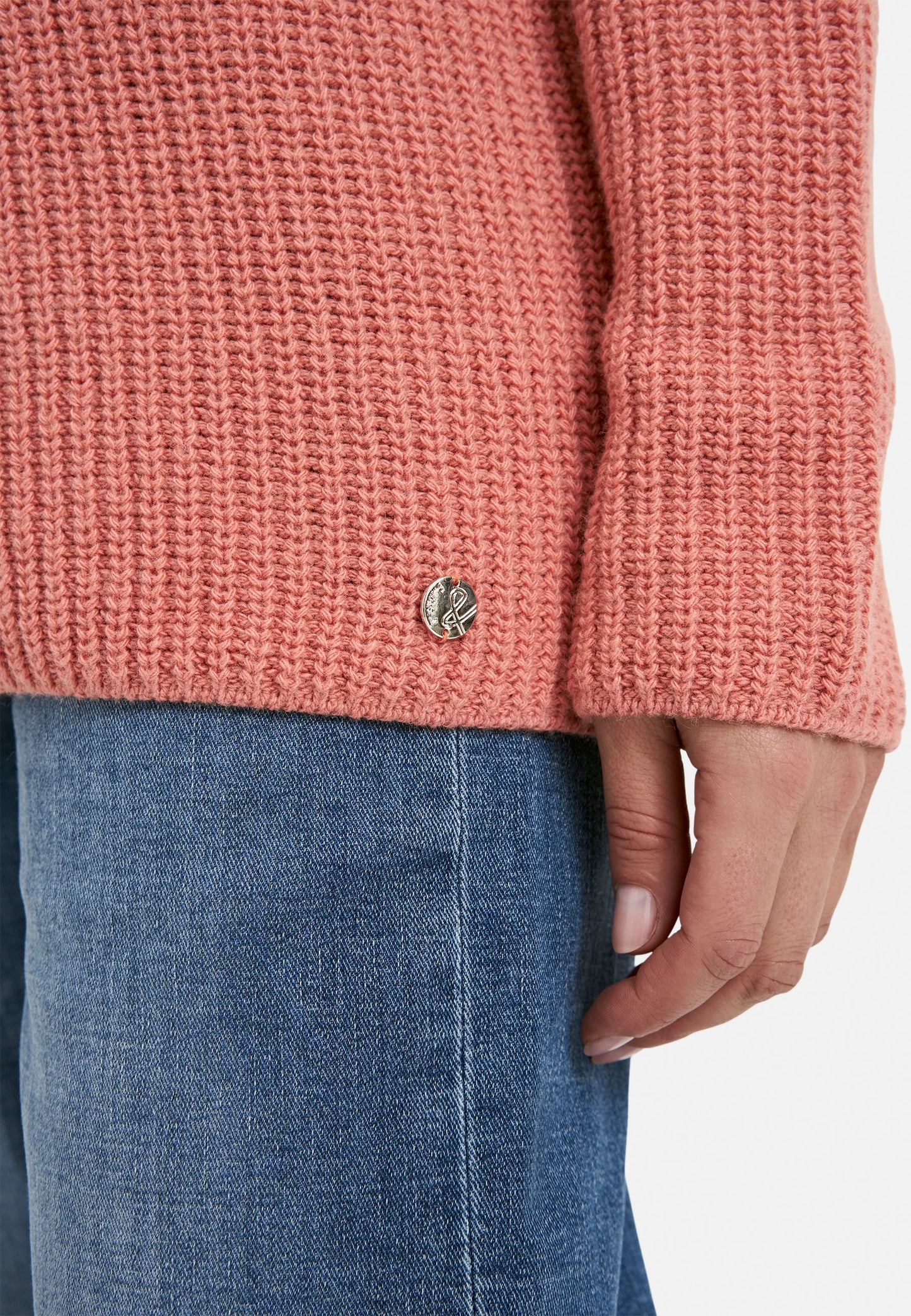 Standup collar Knit (Lobster)