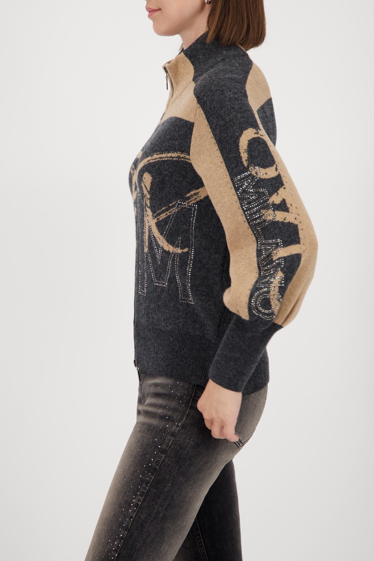 Strickjacke (Anthra Melange G)