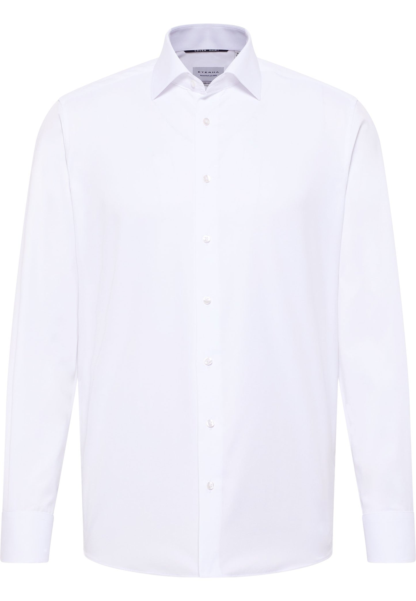 Eterna Langarm Hemd Modern Fit Cover Shirt Twill (Weiss)