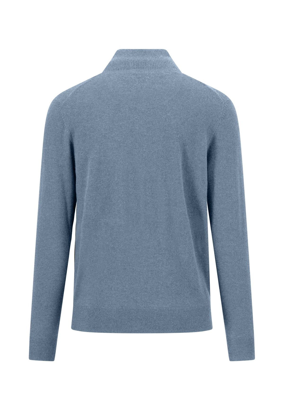 Troyer-Zip, Merino Cashmere (Air Blue)