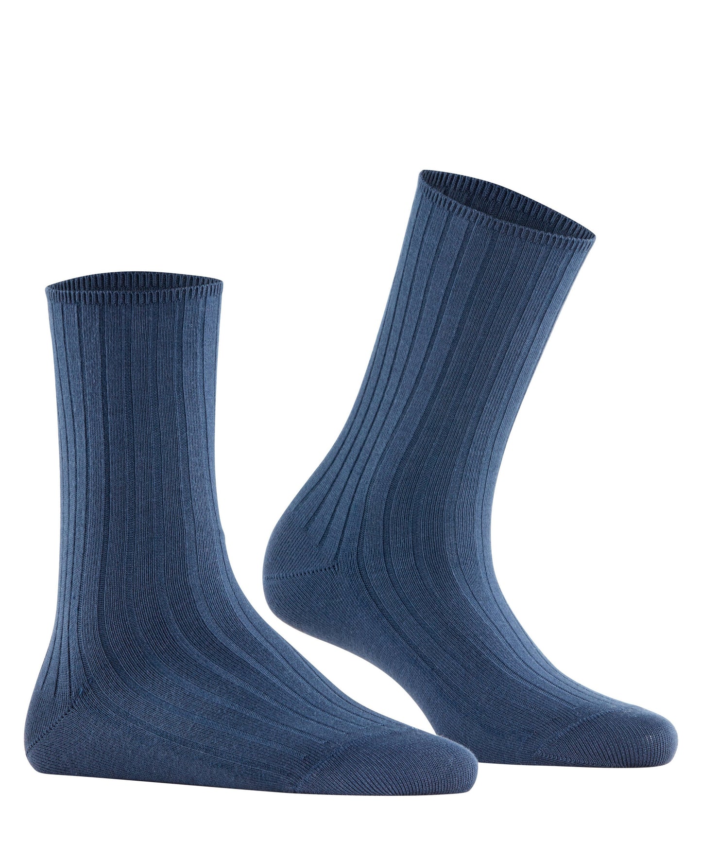 FALKE Cotton Rib Damen (Space Blue)