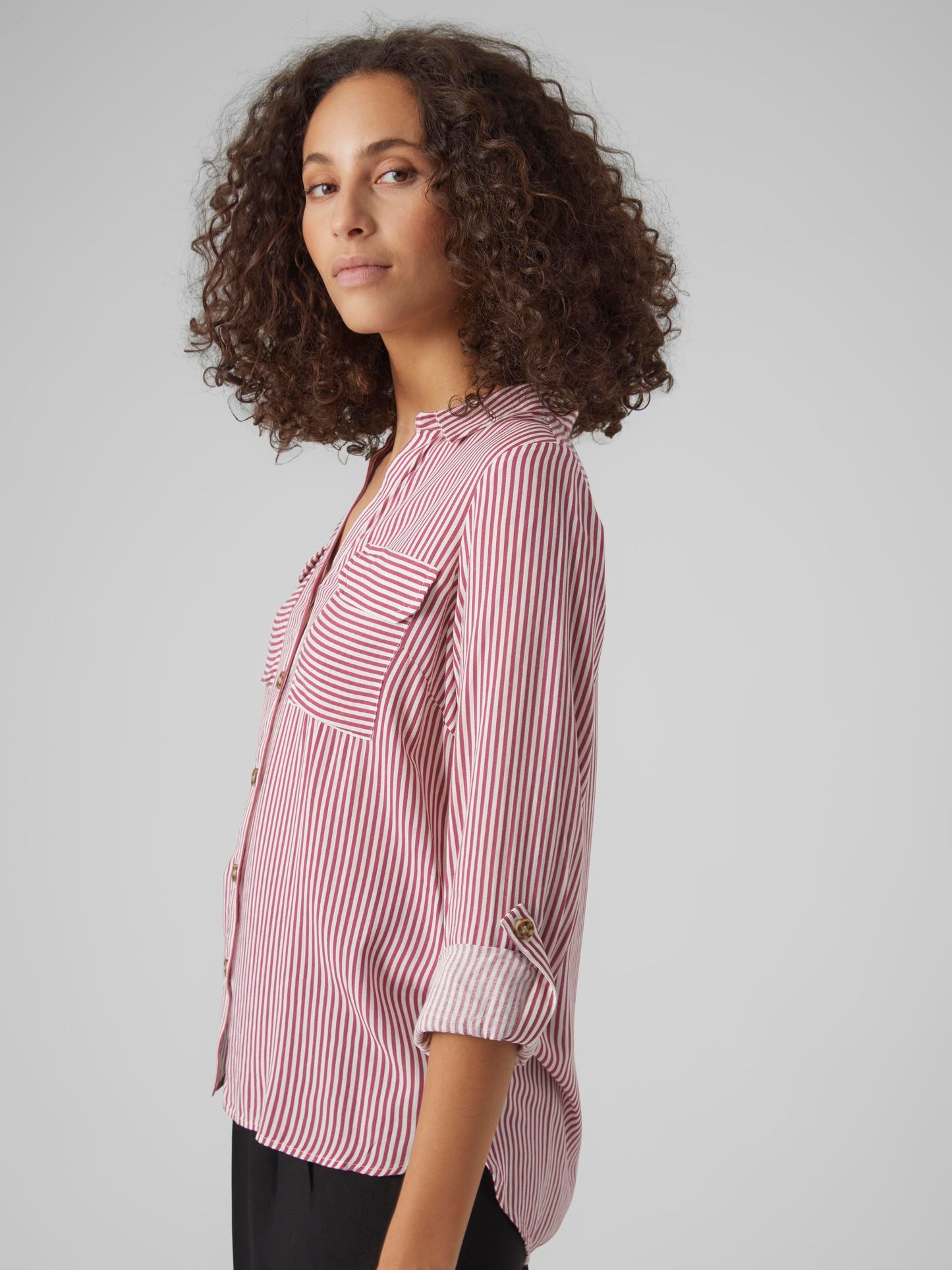 Vmbumpy L/s Shirt New Wvn Ga Noos (Snow White)
