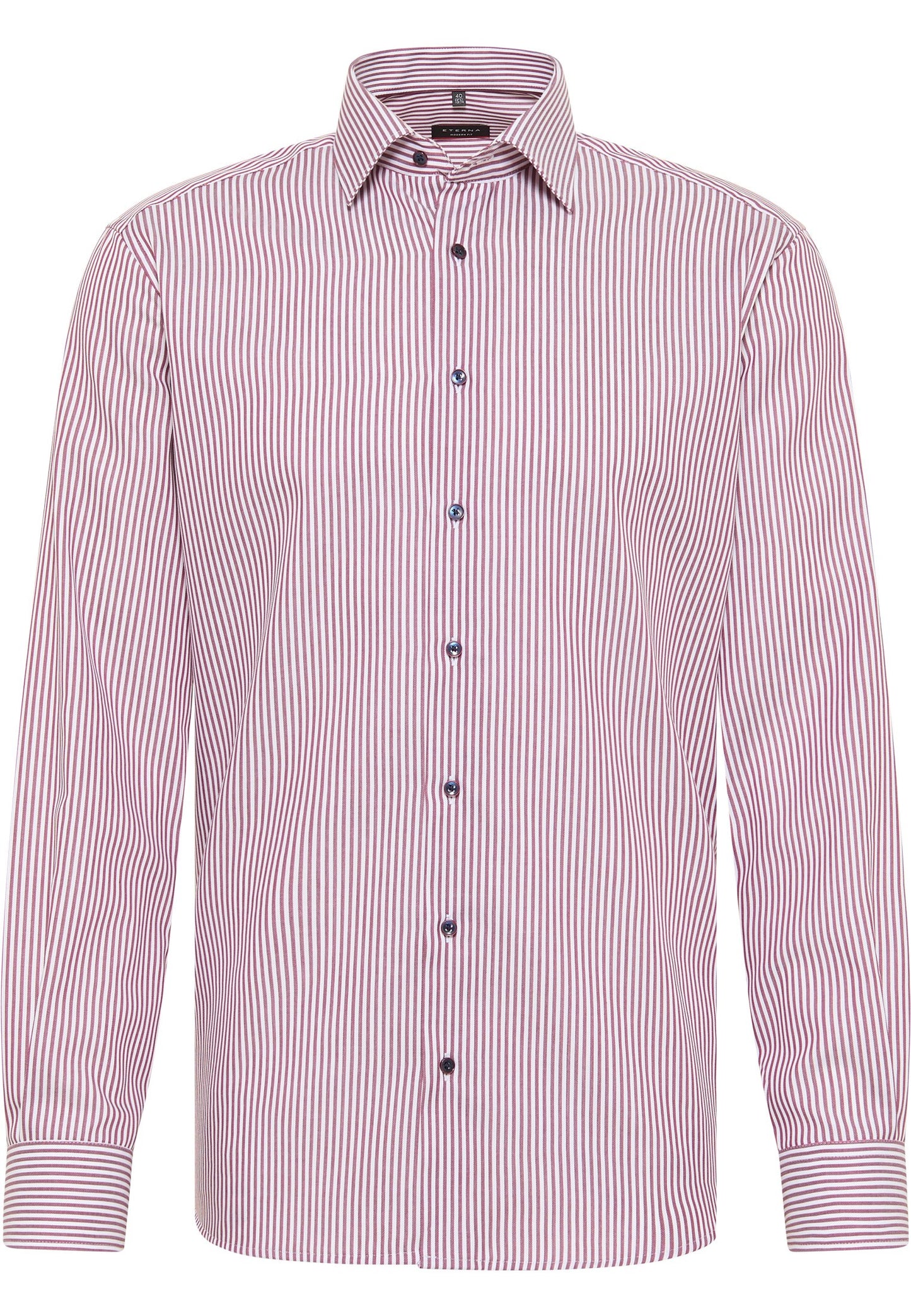 Hemd Twill Langarm (Dunkelrot)
