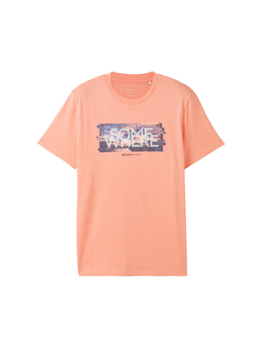 photoprint t-shirt (Clear Coral)