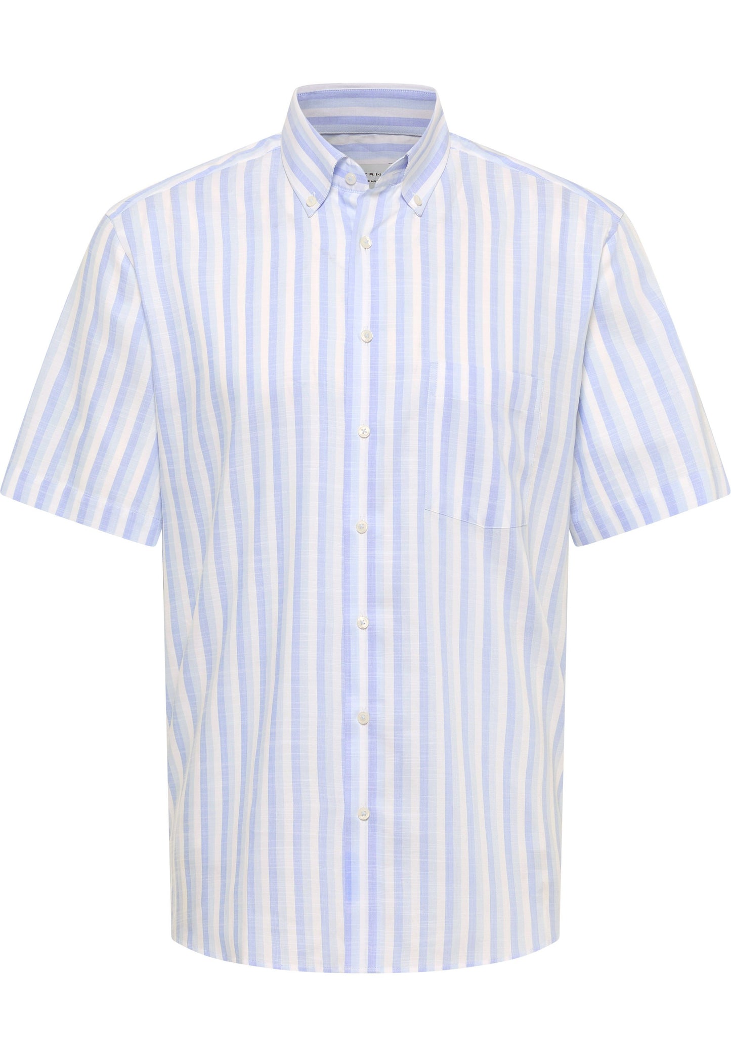 Hemd Slub Kurzarm (Blau)
